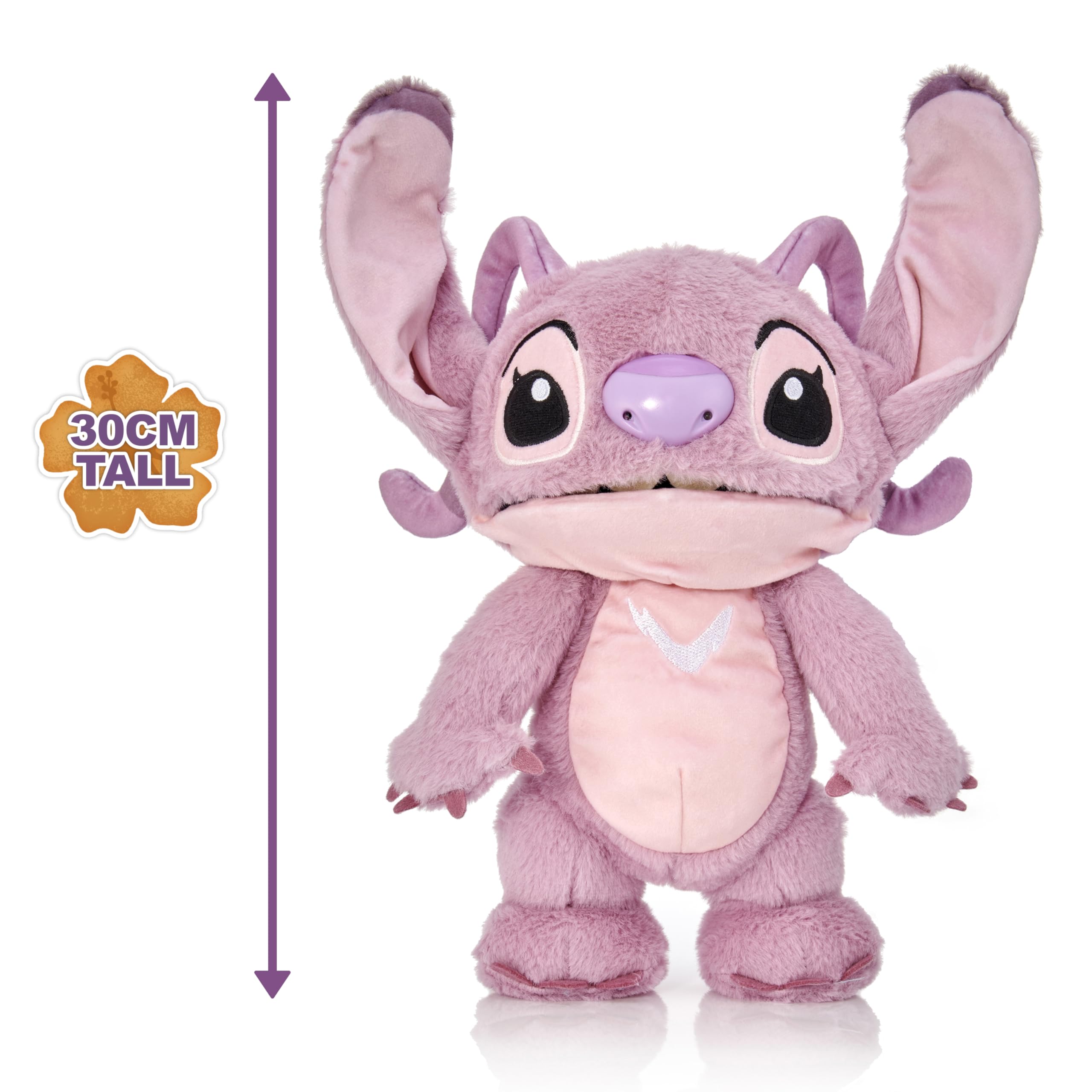 Disney Chatty Angel Deluxe Puppetronics - Interactive Talking Plush with Moving Mouth & Touch Sensors 7