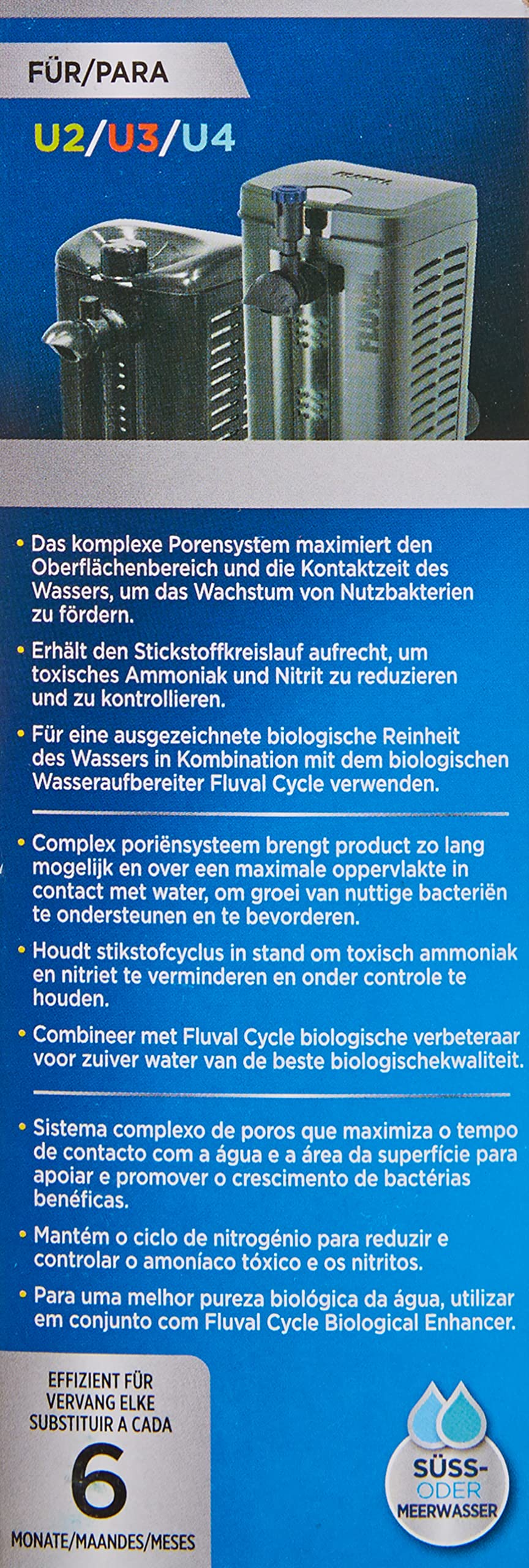 Fluval Biomax for U2/U3/U4 Series Inner Filter, 110 g 3