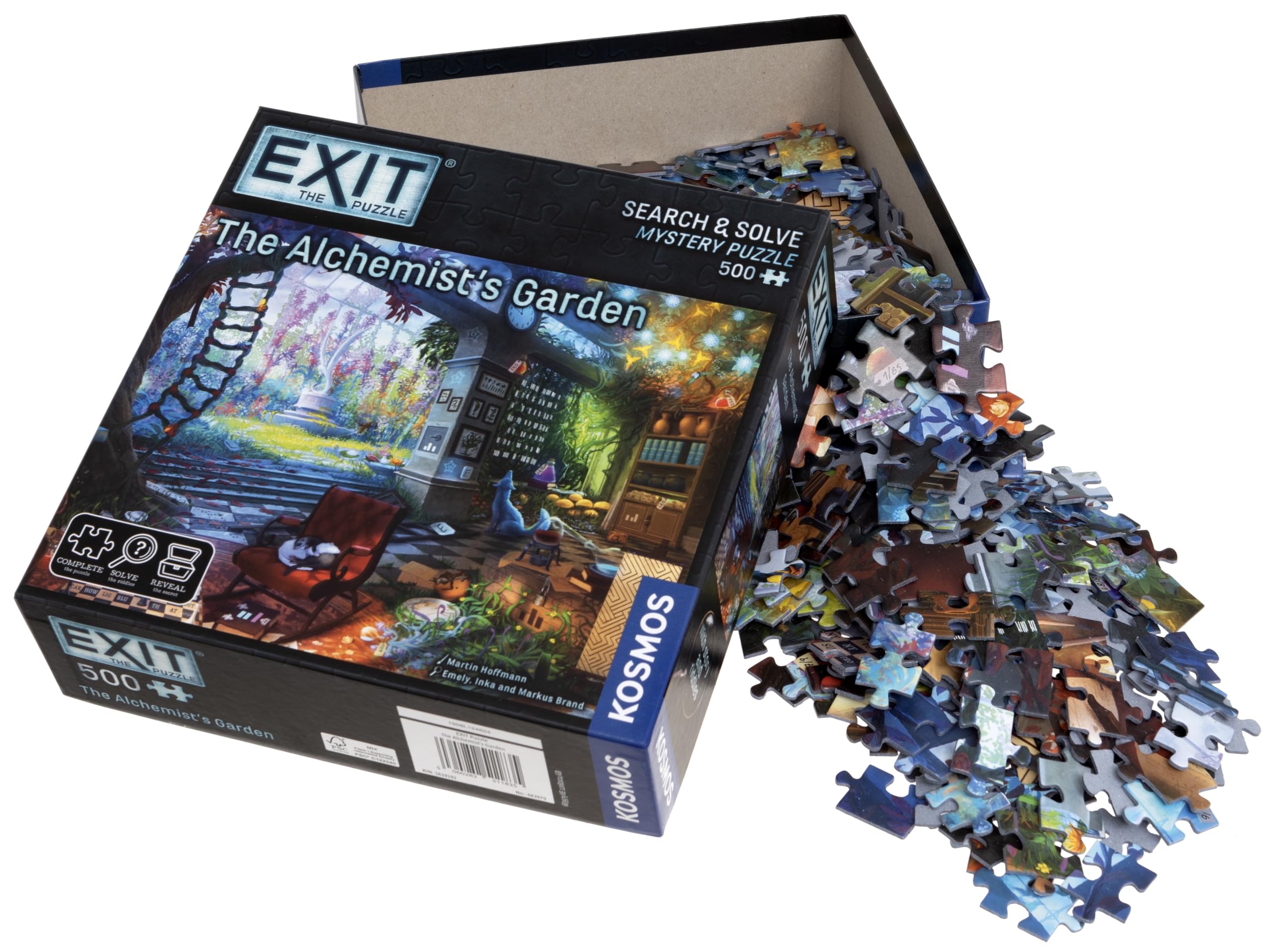 Thames & Kosmos EXIT: The Alchemist’s Garden Jigsaw Puzzle - 500 Pieces | Escape Room Game 5