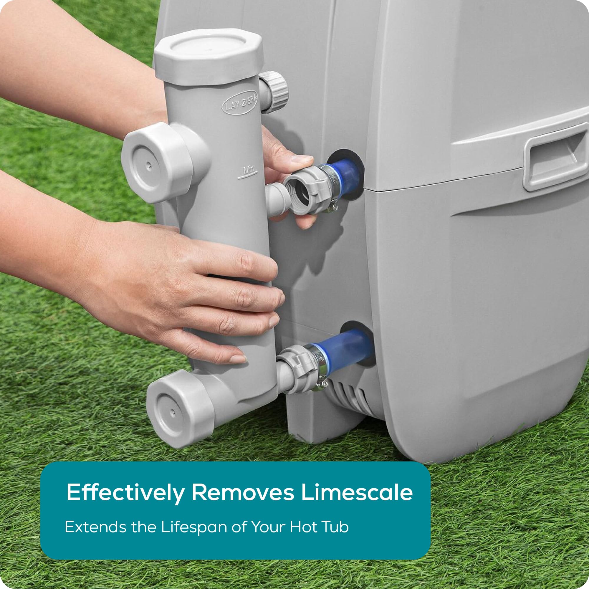 Bestway Lay-Z-Spa Hot Tub Descaler & Cleaning Tool for All Pump Models 6