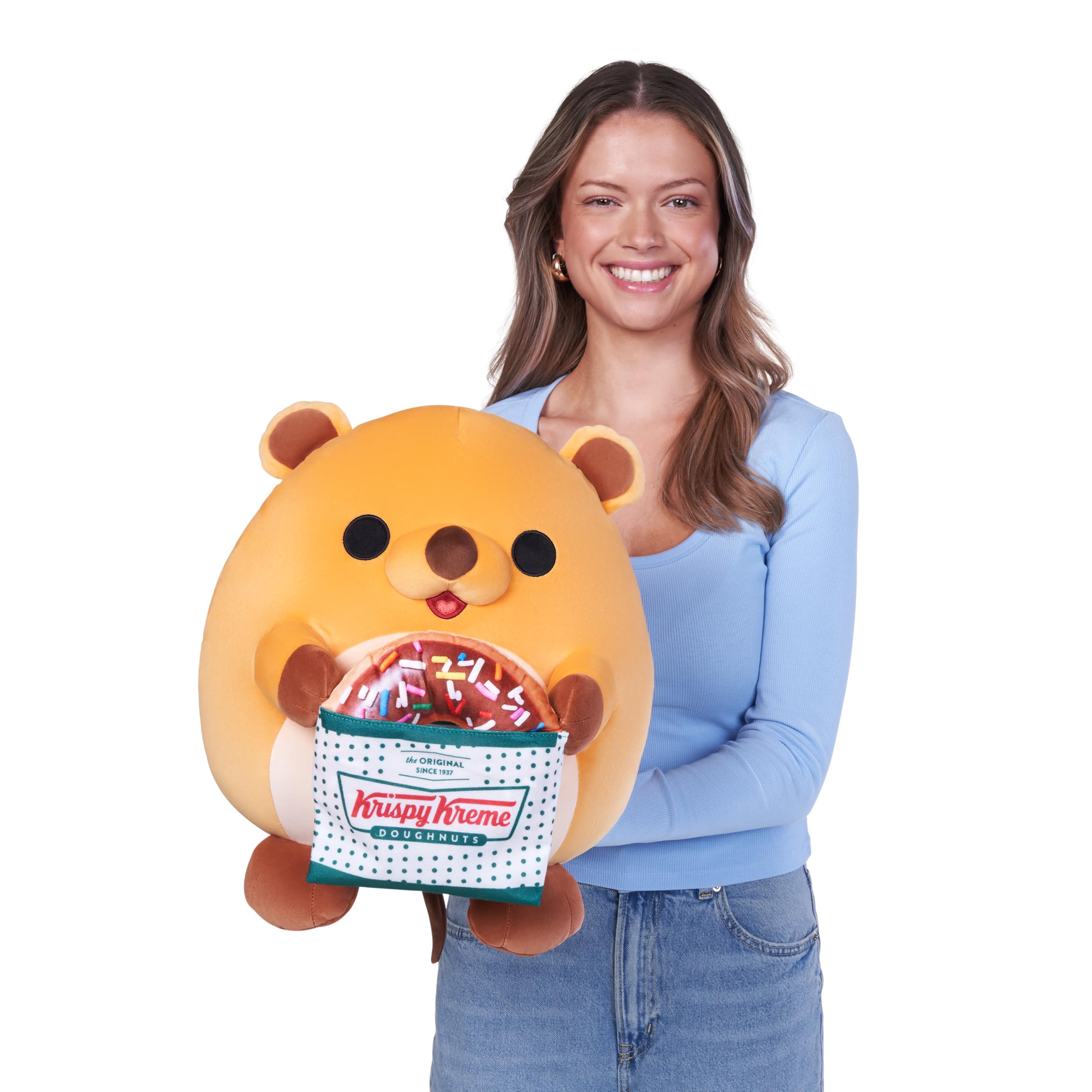 Snackles Series 3 14-inch Plush - Frankie by ZURU, Collectible Soft Toy with Snack 14