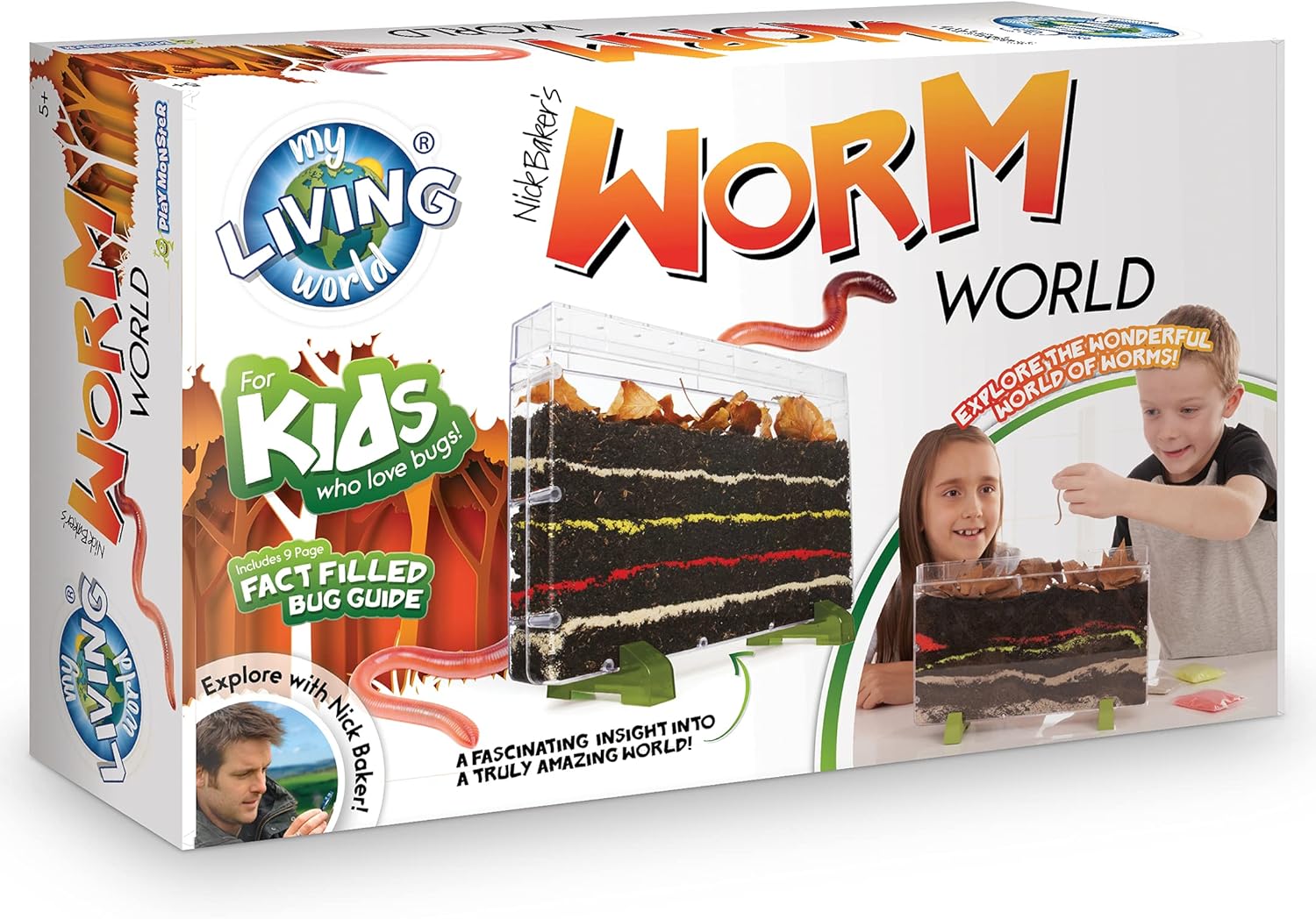 My Living World LW102 Interplay Worm World - Educational Science Kit for Kids 5+