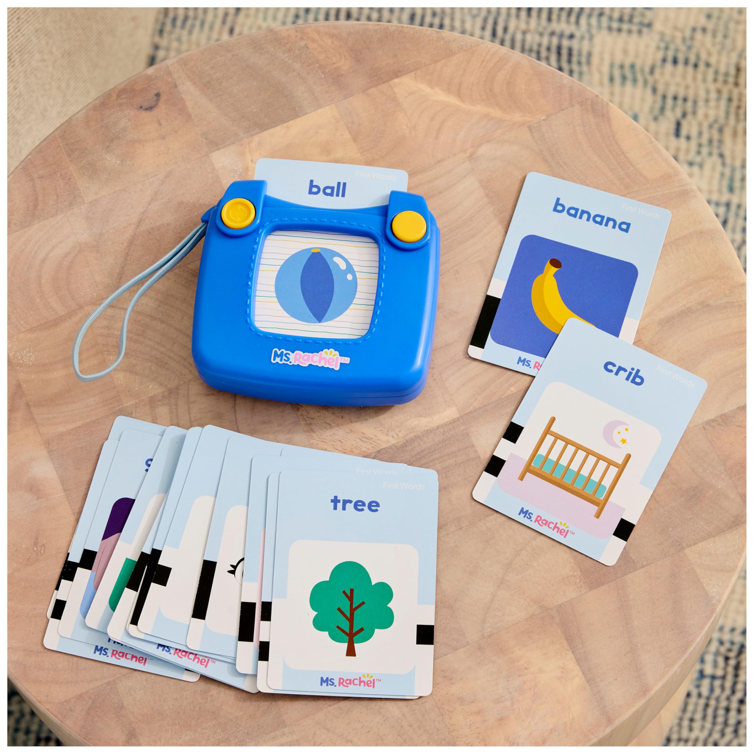 Ms. Rachel First Words Talking Flash Cards - Electronic Learning Reader for Toddlers 1-3 6