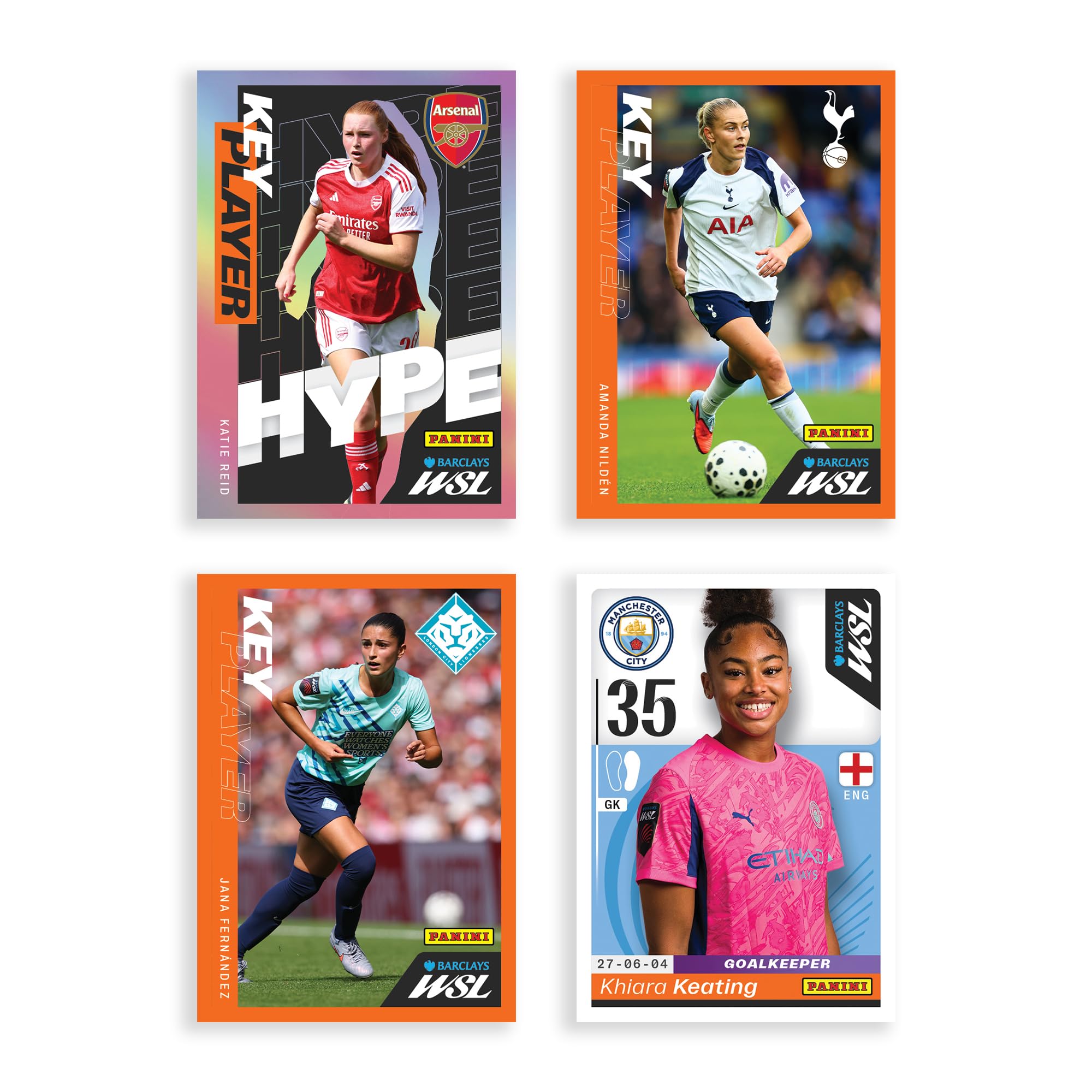 Panini Barclays Women’s Super League Official Sticker Collection 2026 Multipack 4
