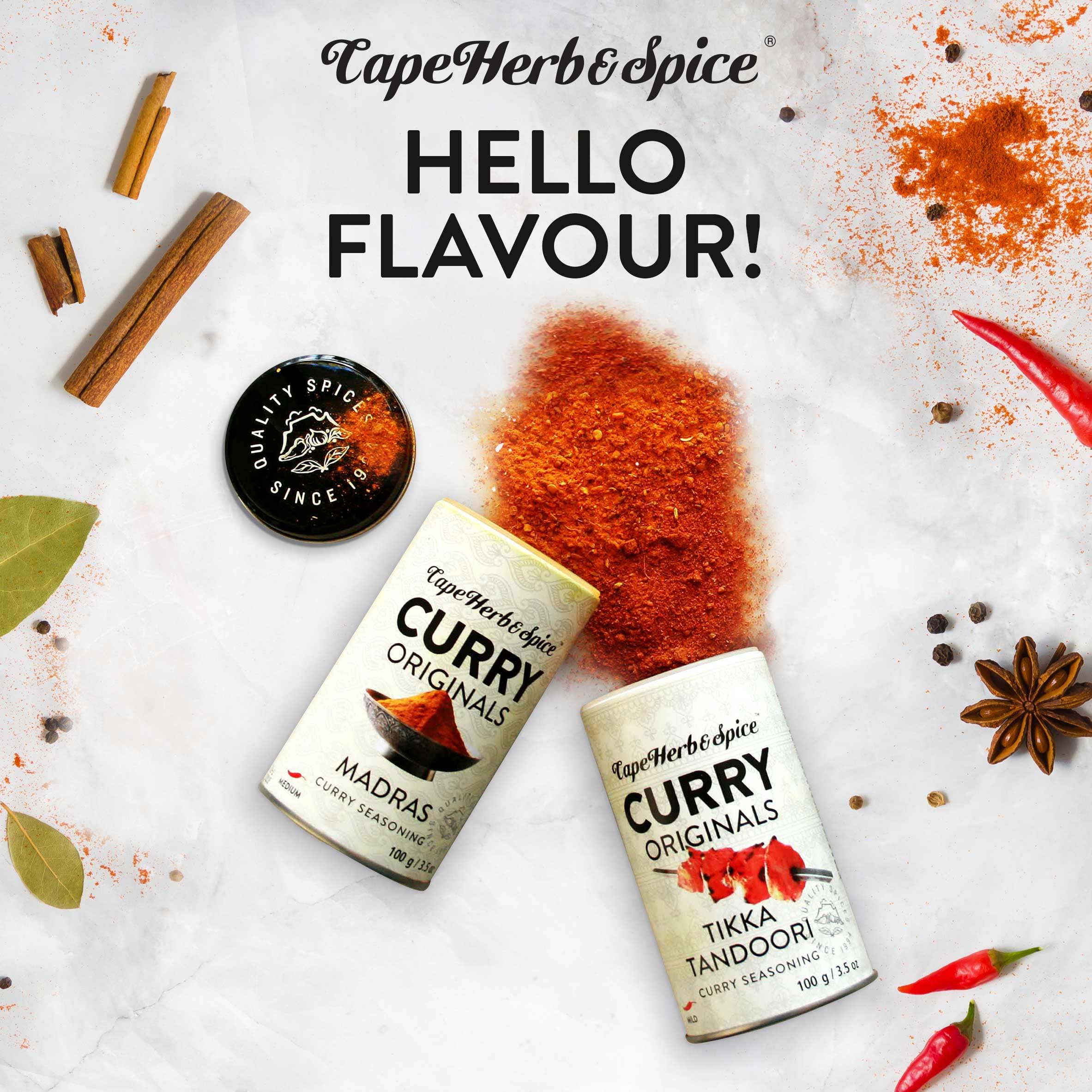 Cape Herb & Spice Curry Originals Tikka Tandoori Curry Seasoning Condiment 7