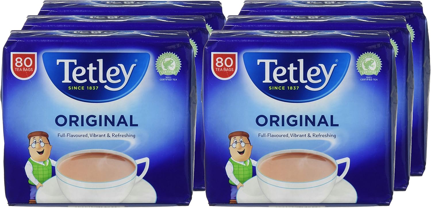 Tetley Original Tea - Black Tea Bags, 480 Bags (Pack of 6) 4