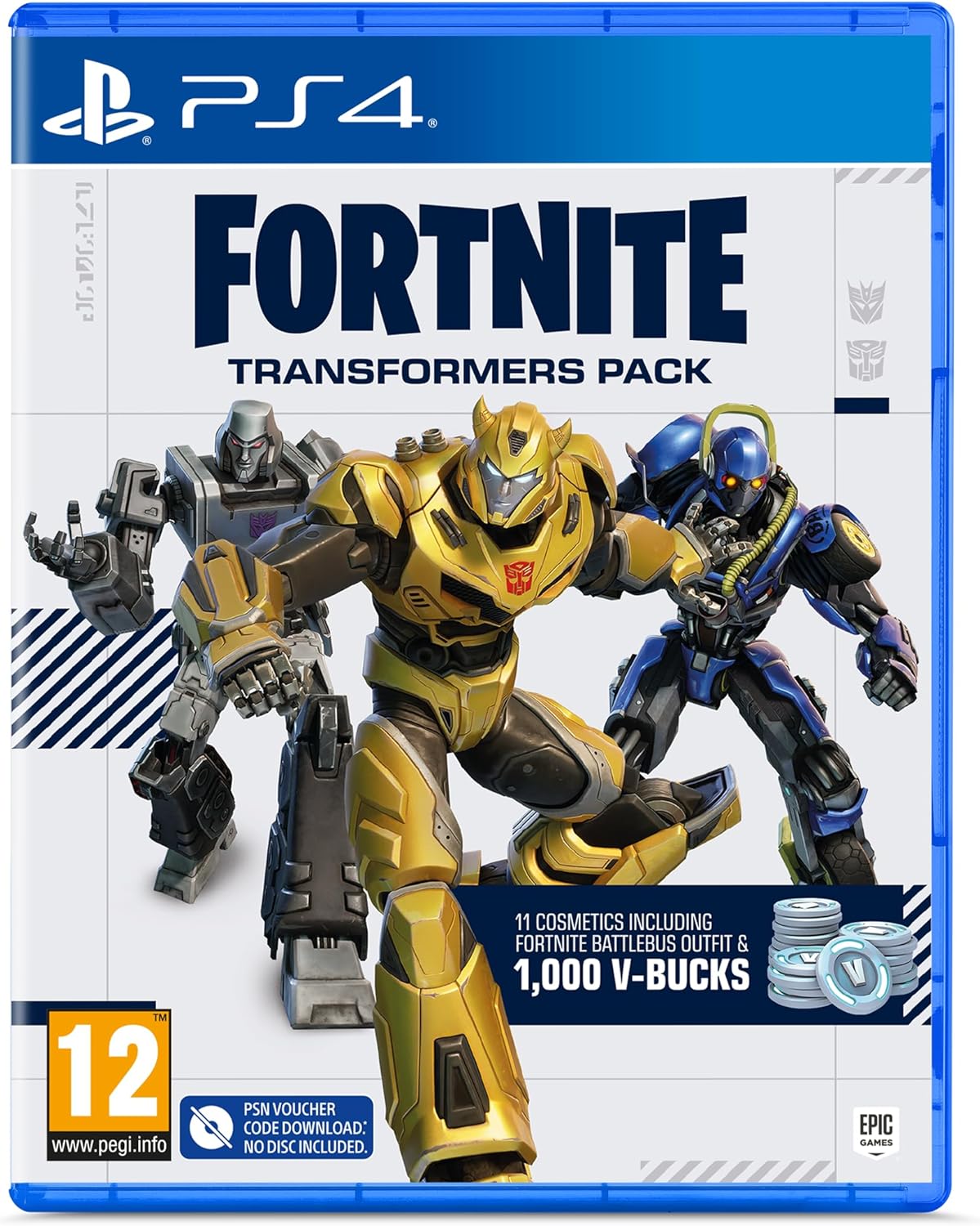Fortnite Transformers Pack - PS4 Code in Box