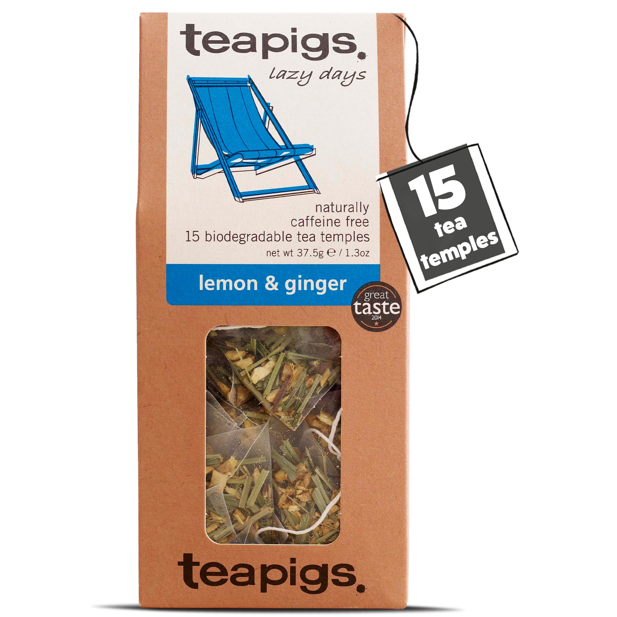 teapigs - Lemon and Ginger Tea Bags 15 x 37.5g 5