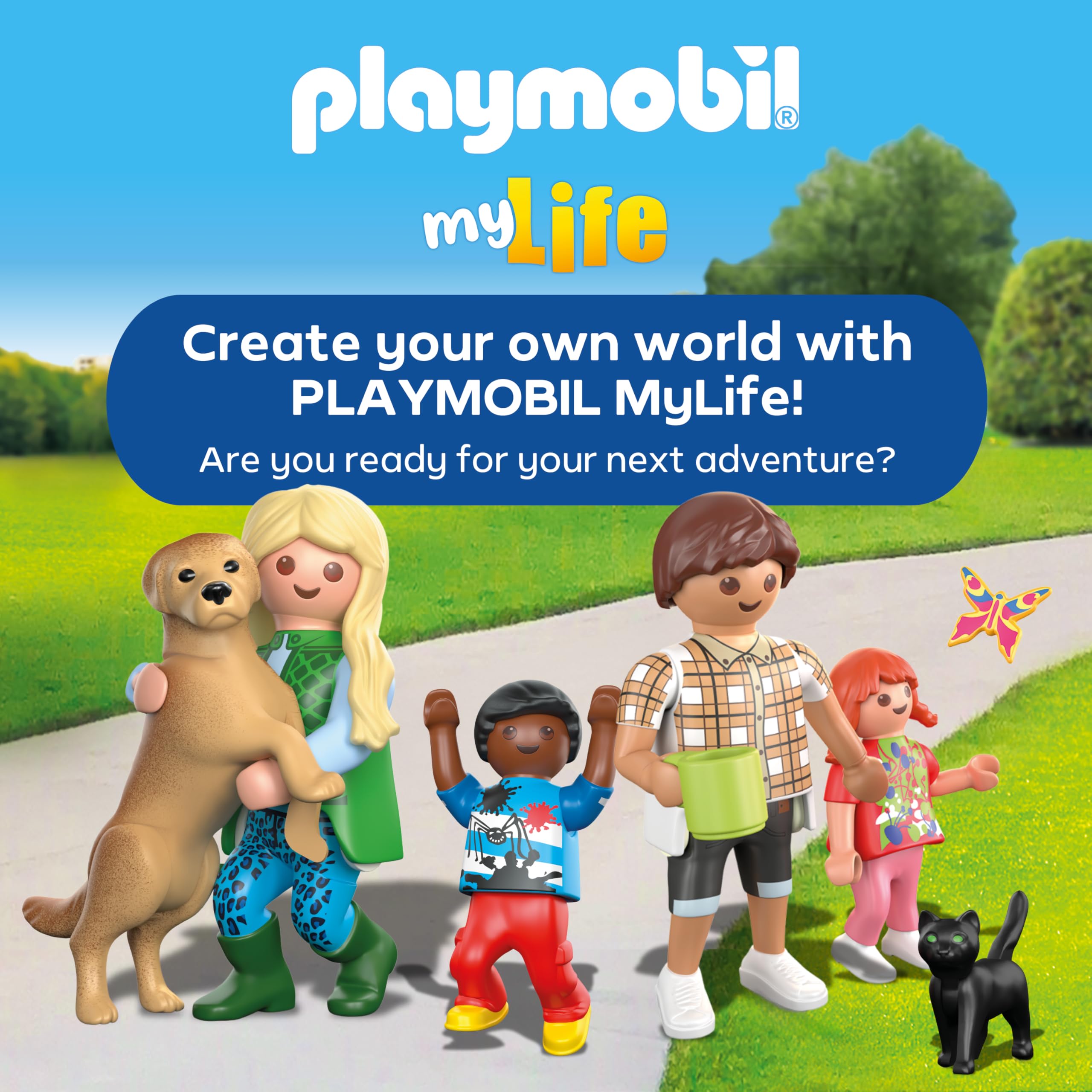 Playmobil My Life Cat Café Playset - Animal Figures Toy for Kids Aged 4 and Up 5