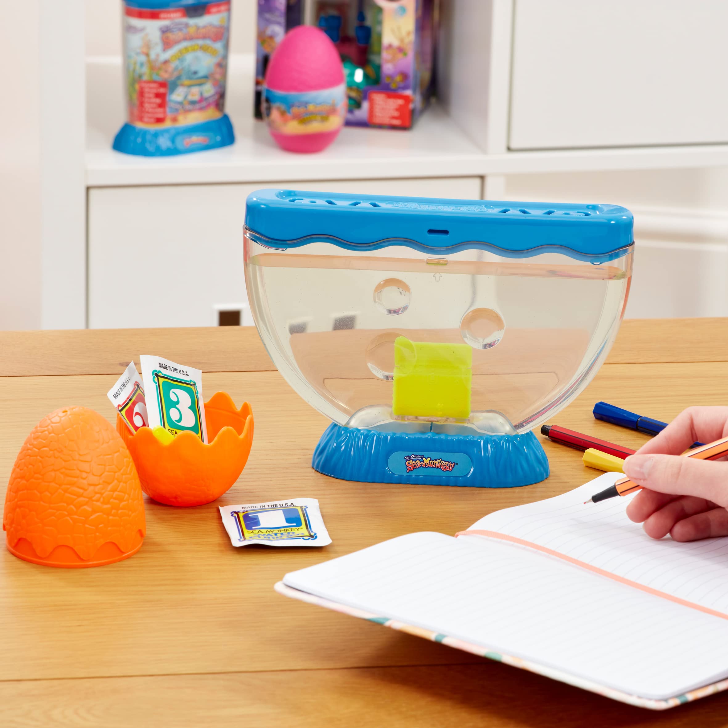 Sea Monkeys Mystery Egg Refill Kit - Live Brine Shrimp Science Experiment for Kids 6+ 7