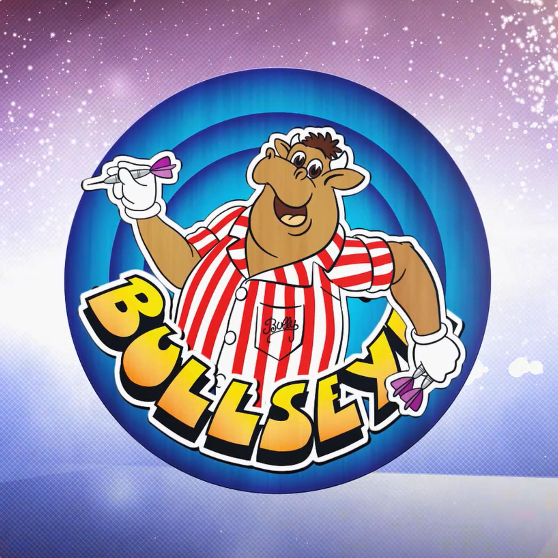 Bullseye Board Game, Classic TV Show Quiz with Magnetic Darts, Ages 14+, 2- 6