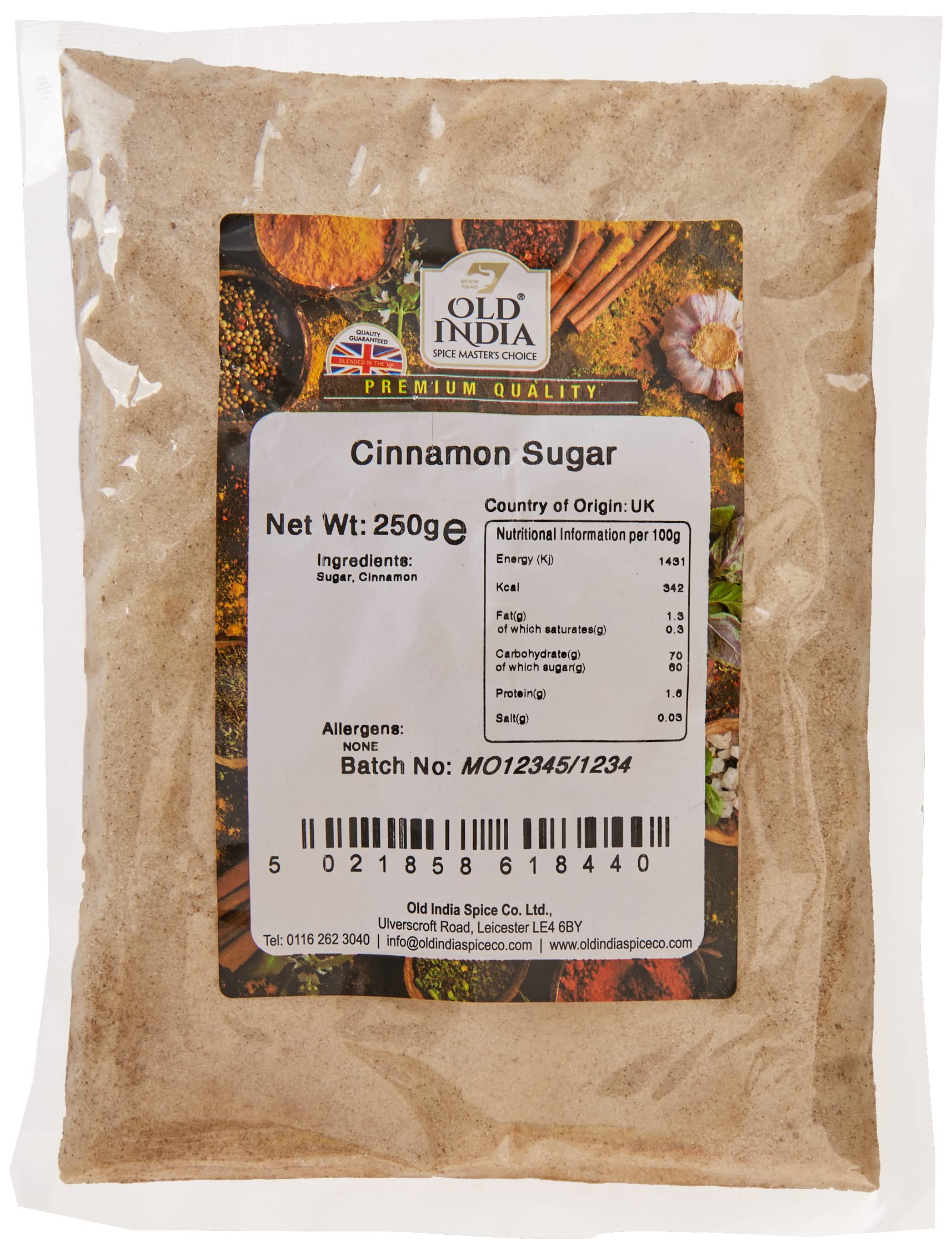 Old India Cinnamon Sugar 250g