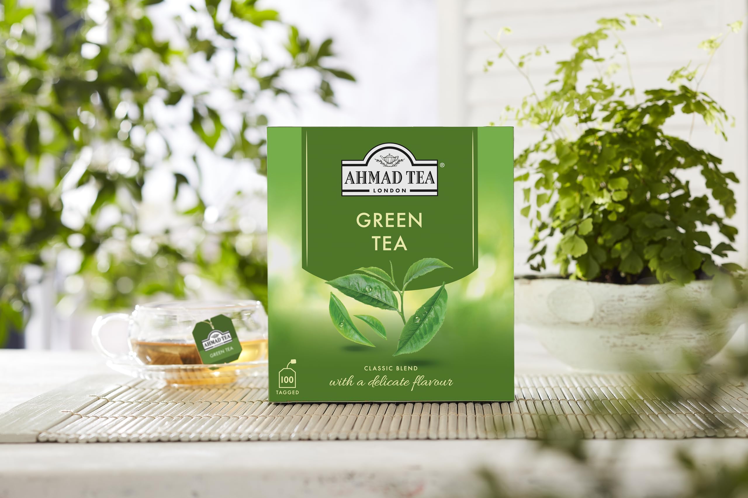Ahmad Tea Pure Green Tea - 100 Teabags (200g) 3