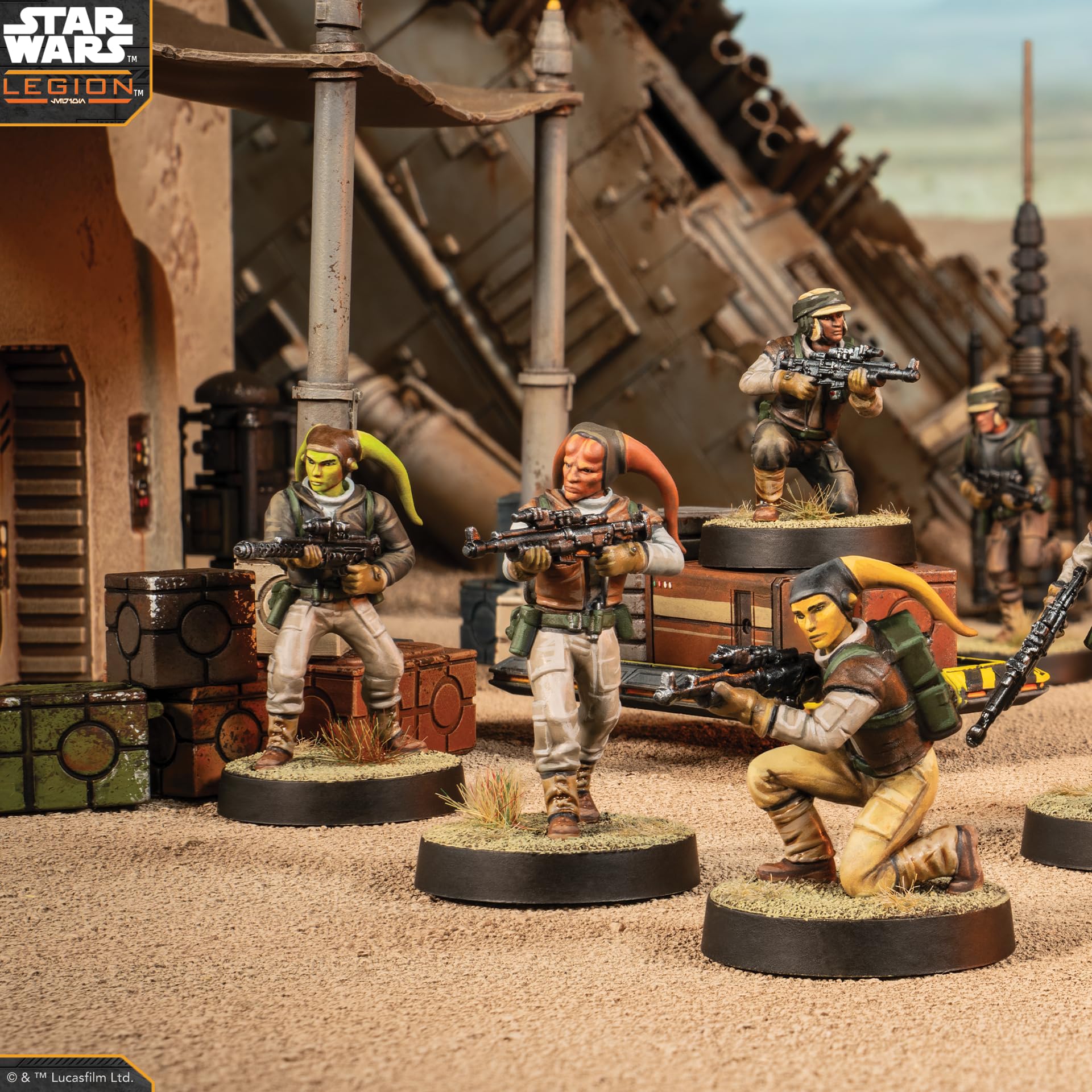 Atomic Mass Games Star Wars Legion: Rebel Troopers Miniatures Expansion 6