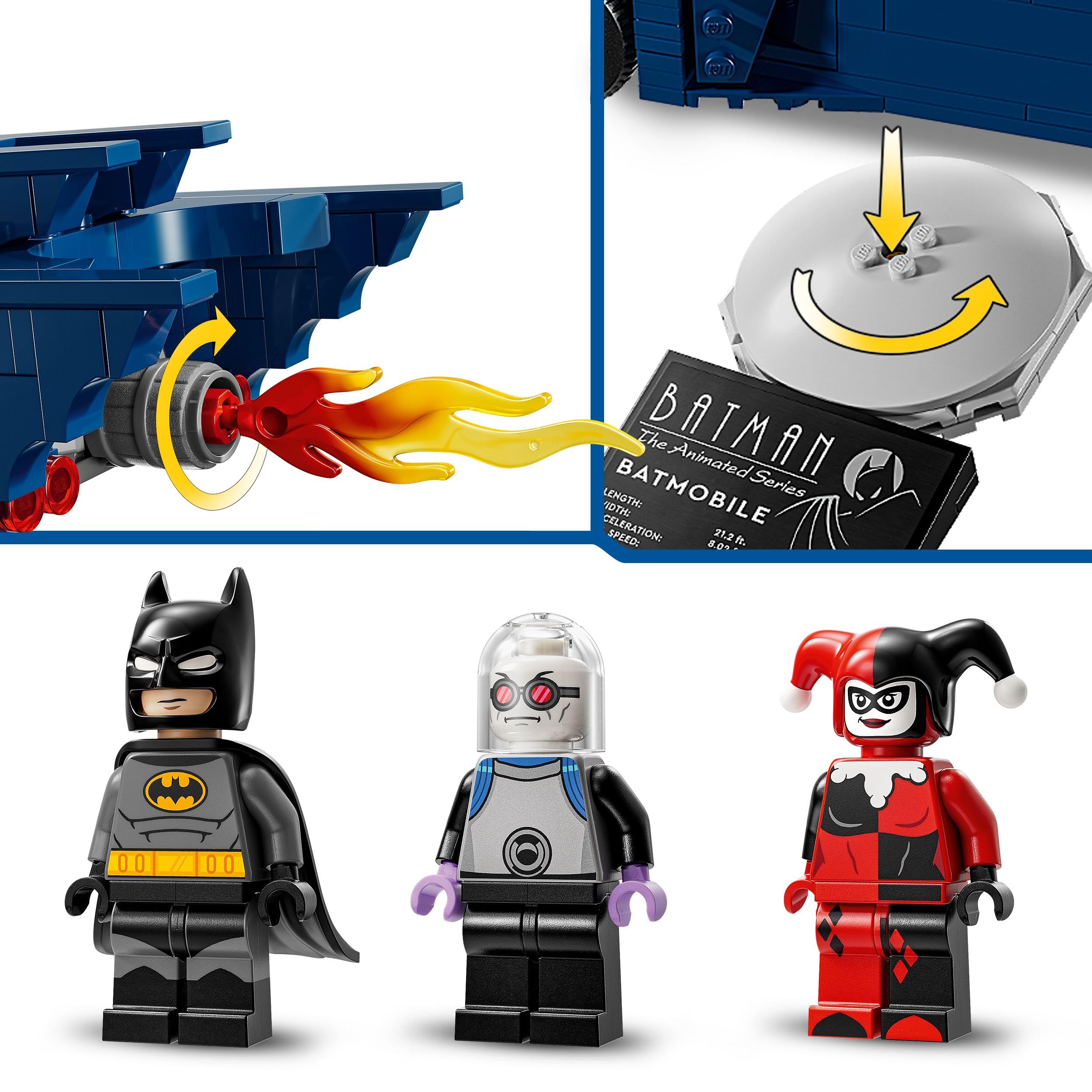 LEGO DC Batman with the Batmobile vs. Harley Quinn & Mr. Freeze - Building Set for 8+ Years 13