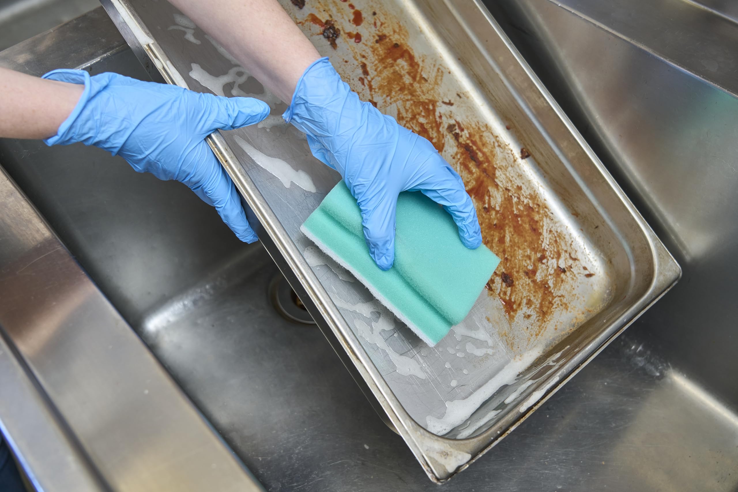 Spontex - Specialist Non-Scratch Sponge Scourers (Pack of 6) 6