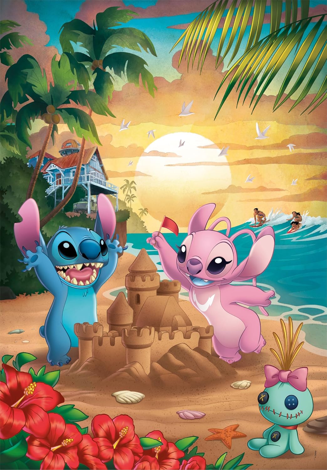 Clementoni Disney Stitch 500-Piece Jigsaw Puzzle for Adults 7