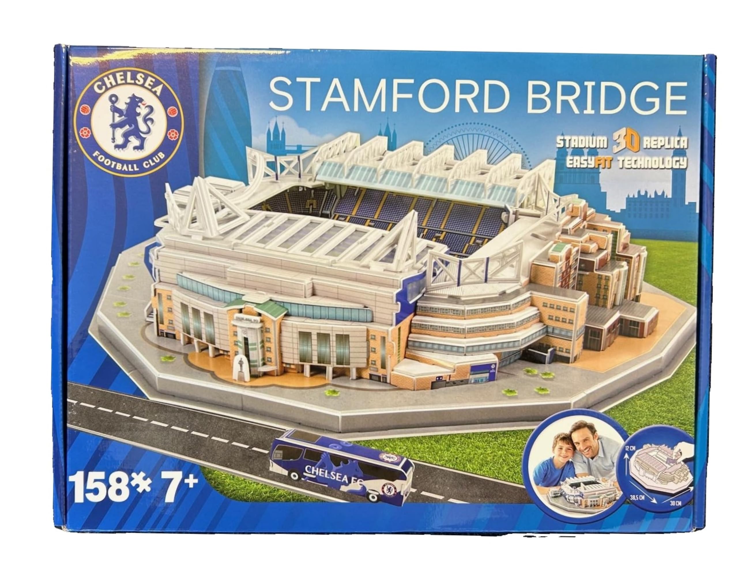 Chelsea Stamford Bridge 3D Puzzle - 158-Piece Building Set for Kids 7+ 4