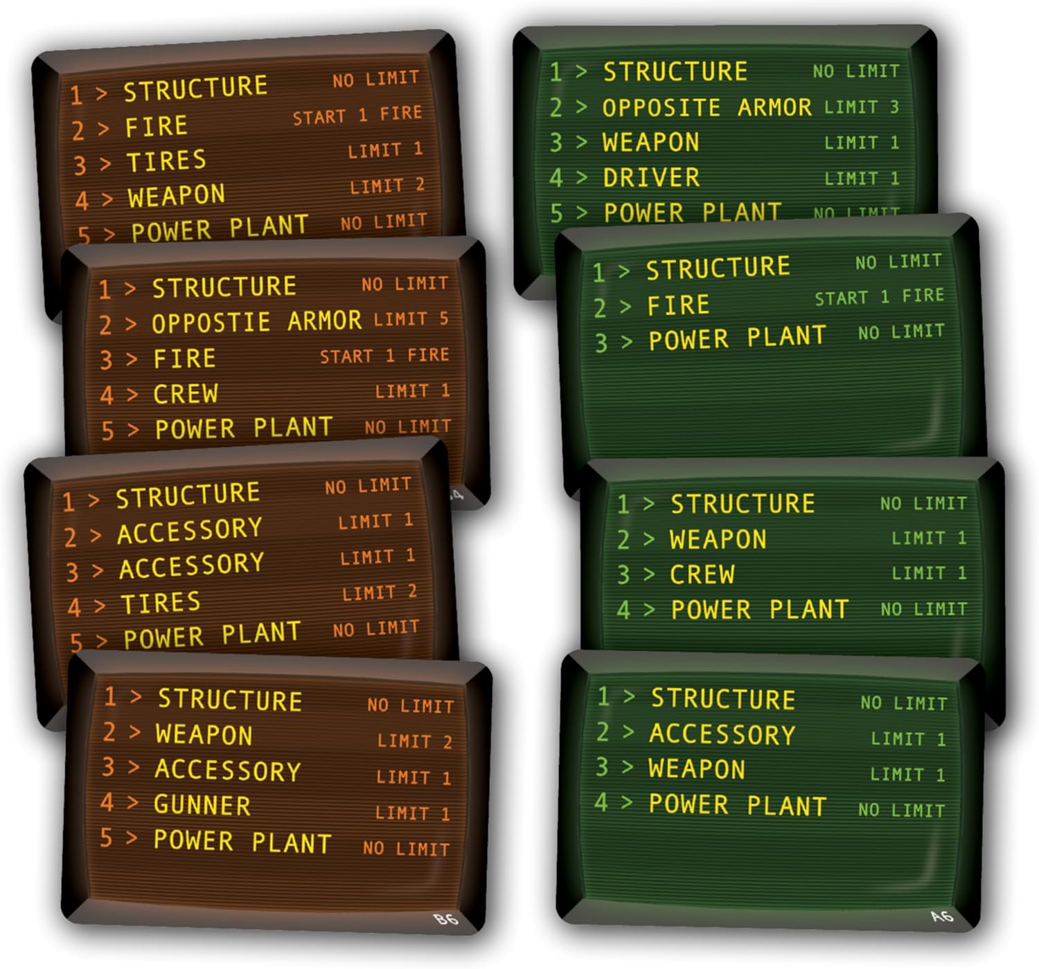 Steve Jackson Games Car Wars 2-Player Starter Set Orange/Purple 6th Edition 4