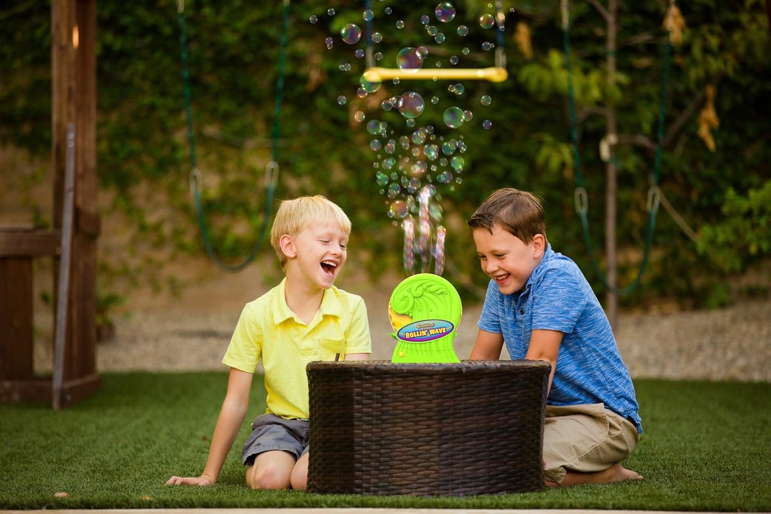 Gazillion Bubbles Rollin' Wave Bubble Machine - Creates Endless Bubble Waves, Ages 3+ 7