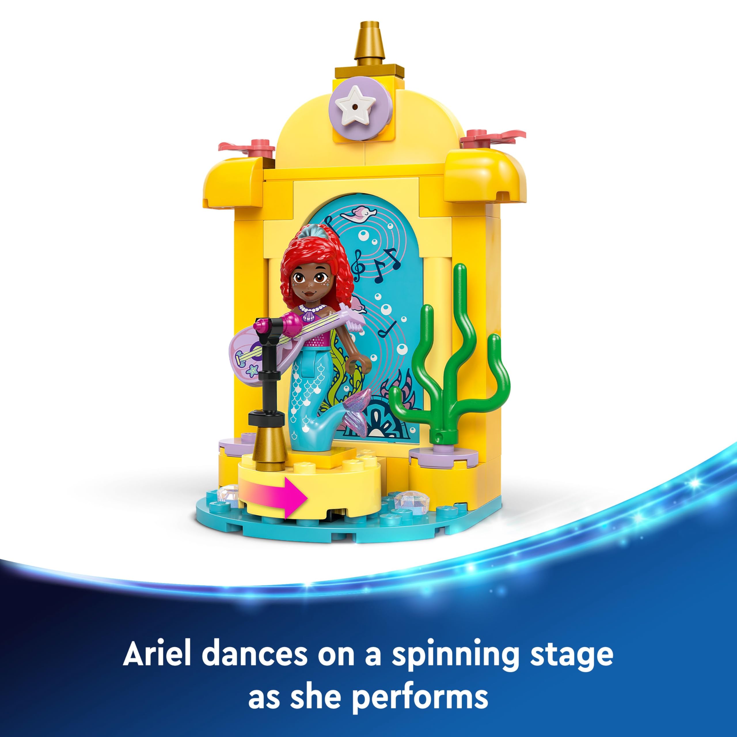 LEGO ǀ Disney Princess Ariel’s Music Stage - Buildable Playset for Kids Aged 4+ 8