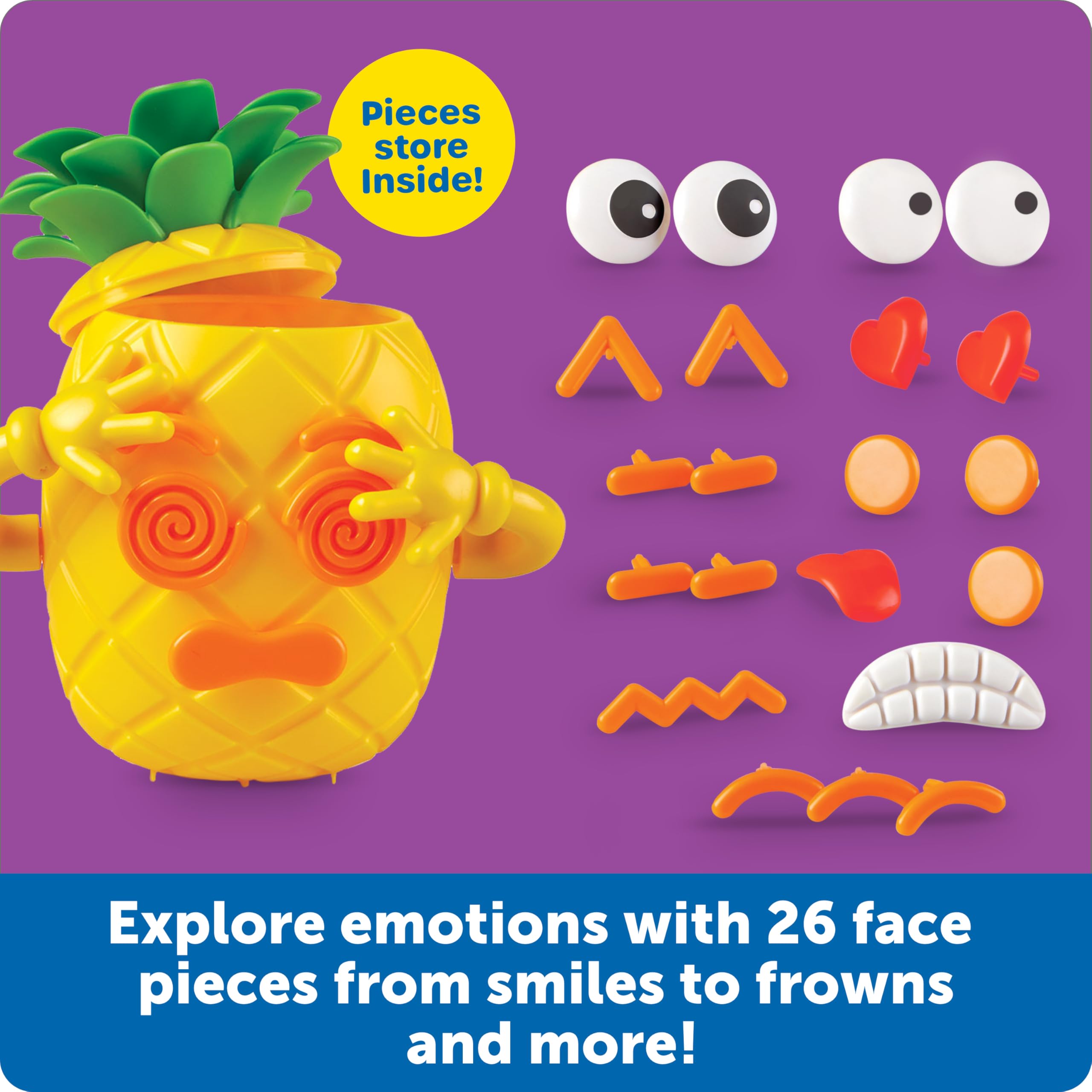 Learning Resources Big Feelings Pineapple - SEL Social-Emotional Learning Toy for Ages 3+ 10