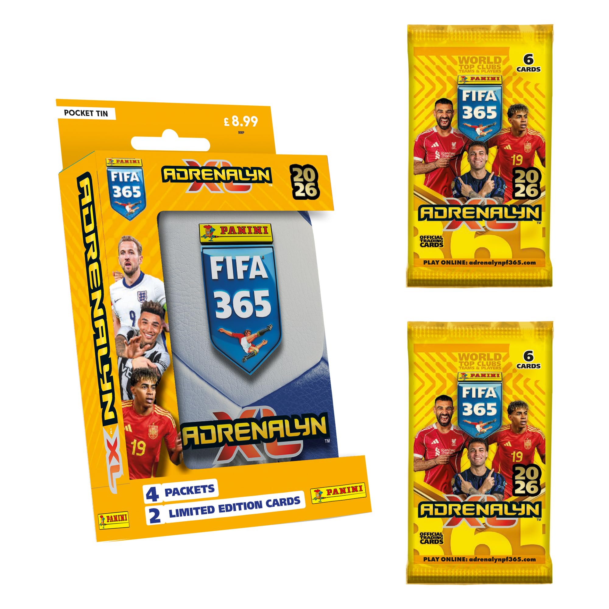 Panini FIFA 365 Adrenalyn XL Trading Cards - Mega Pack Bundle