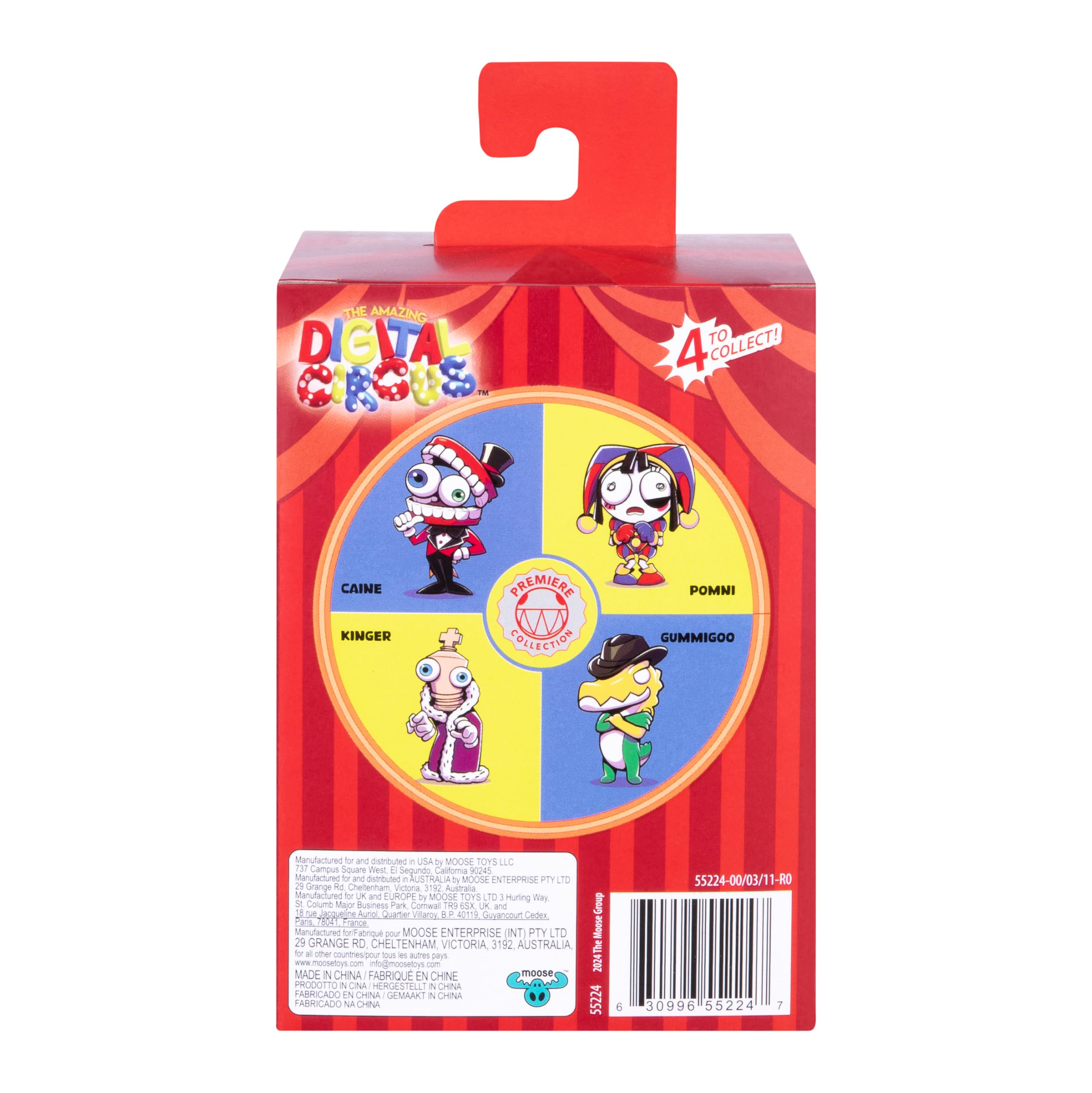 Moose Toys The Amazing Digital Circus - Kinger Vinyl Figure (55224) 4