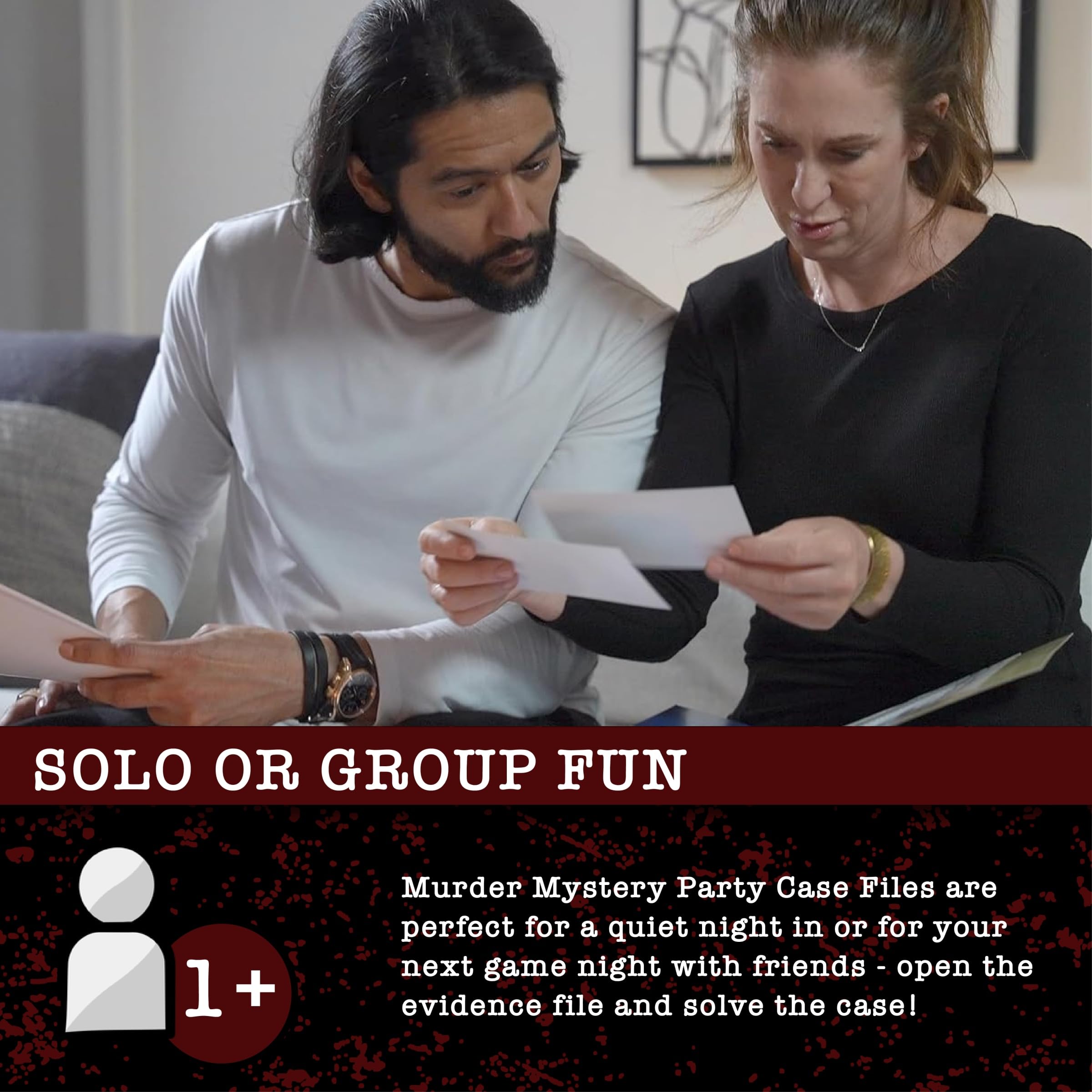 Murder Mystery Party Underwood Cellars Case Files Board Game 4