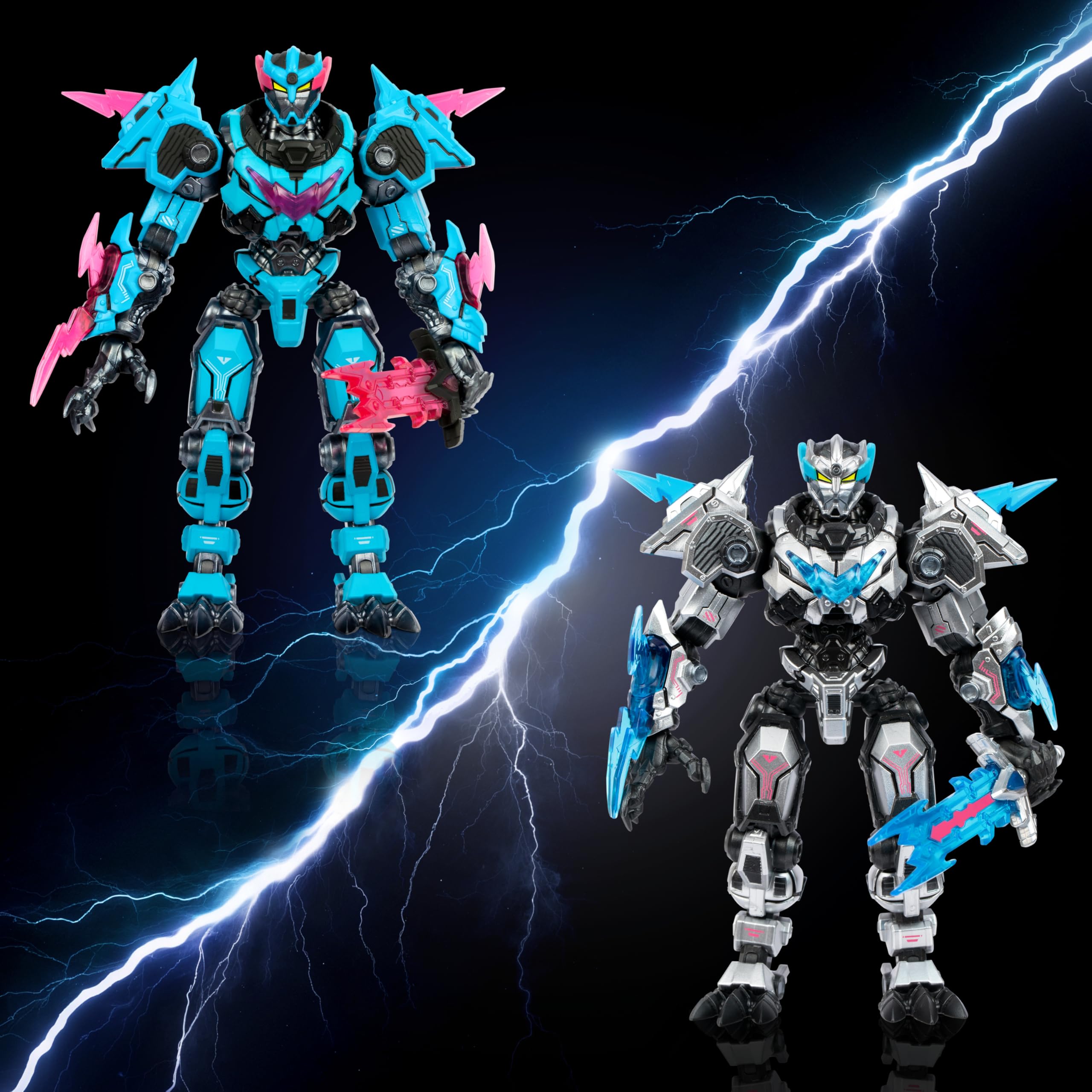 MRBEAST LAB Platinum Series - Panther Battle Titan Collector Figure (6.5") 4