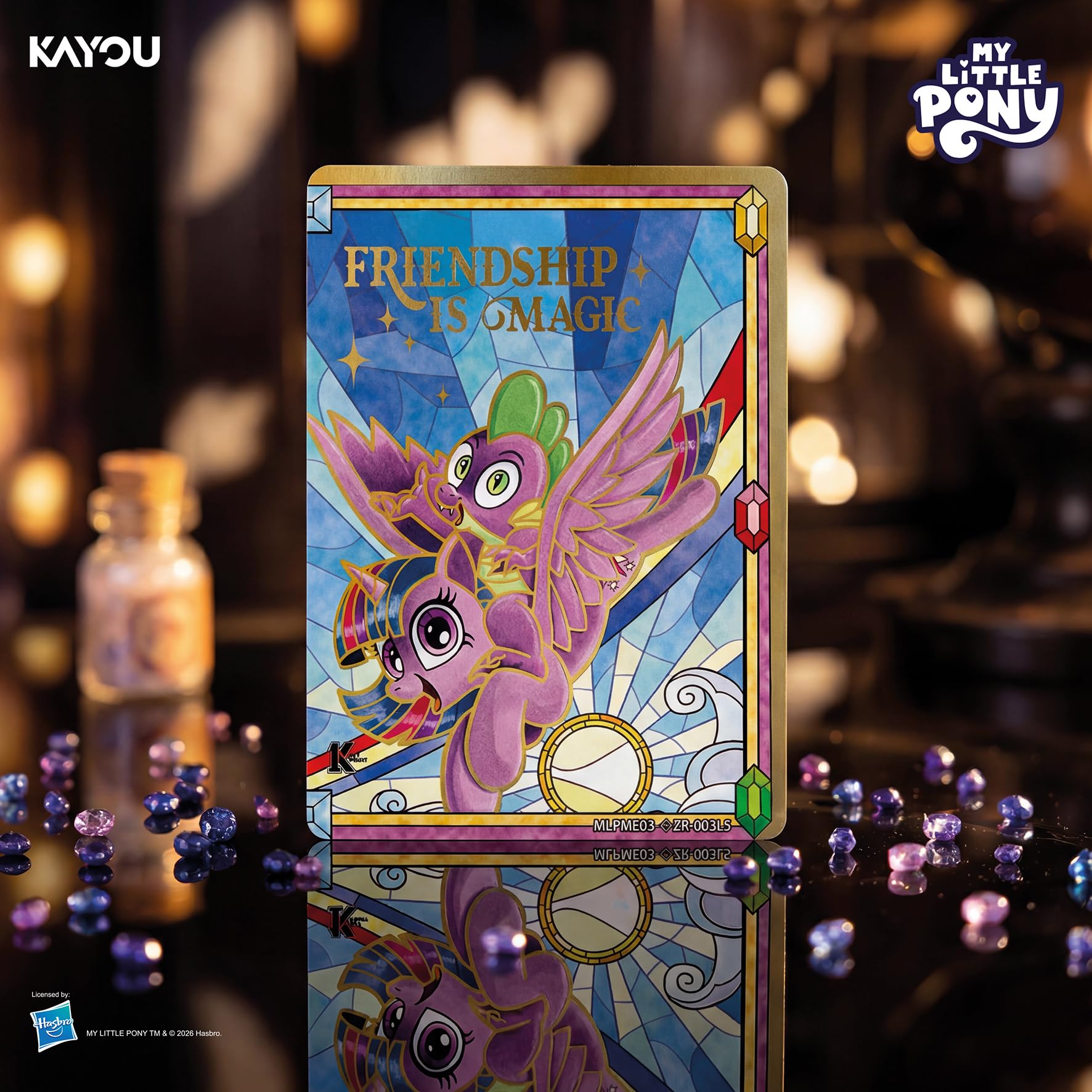 Kayou My Little Pony Friendship Eternal Collectible Cards - Moon Edition Booster Pack | 12 Packs Per Display | 8 Cards Per Pack 5