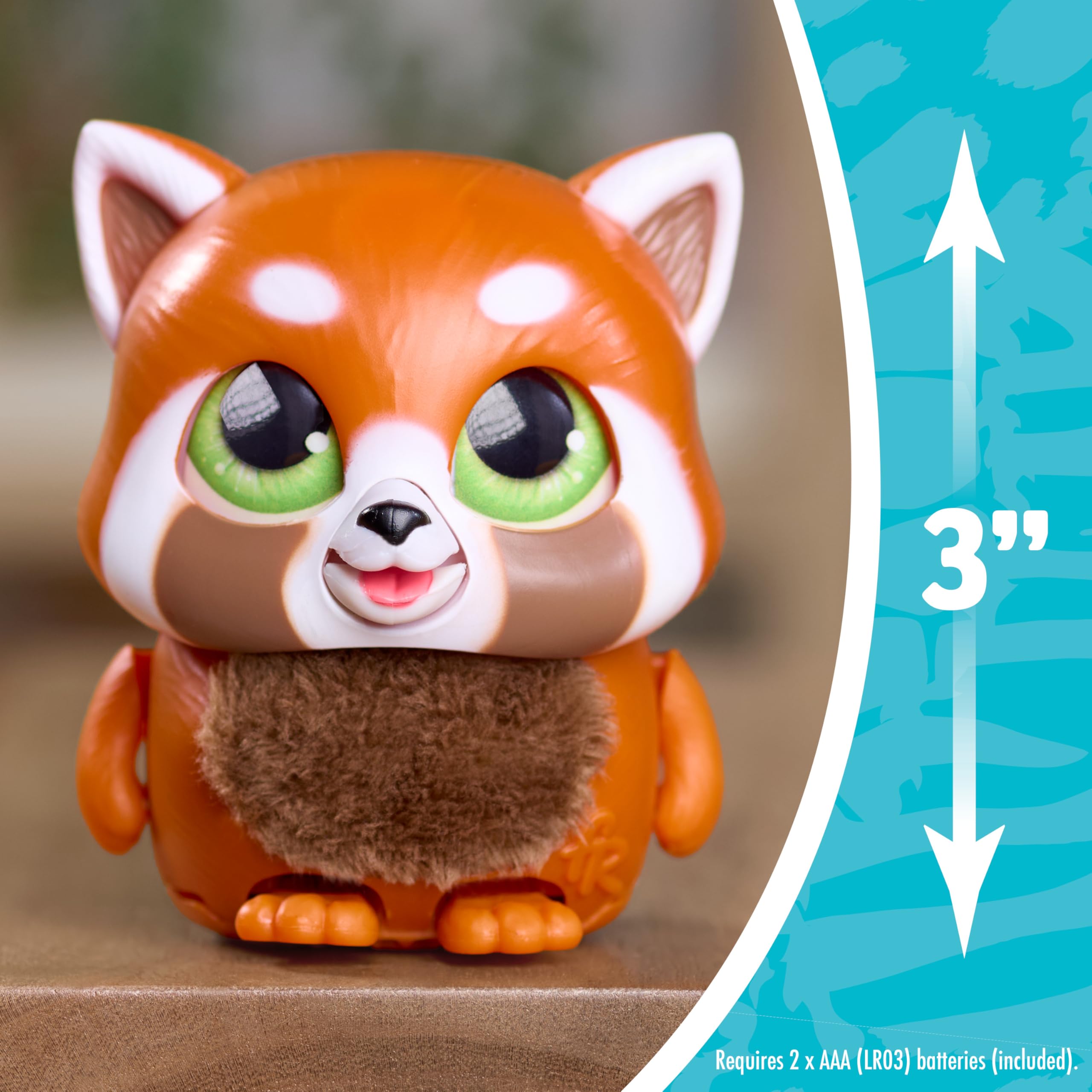 Just Play furReal Handfuls Shy the Red Panda Interactive Plush Toy 7
