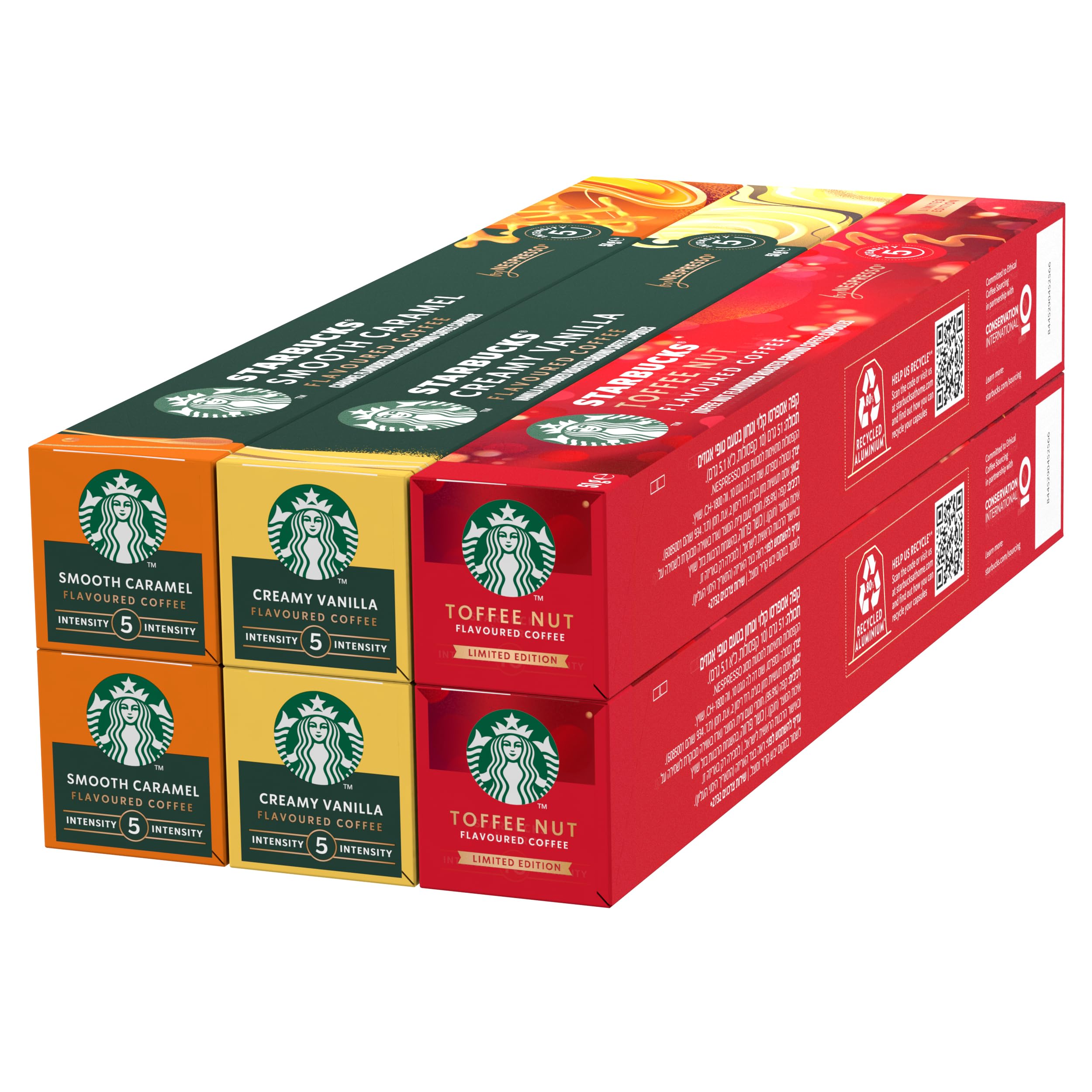 STARBUCKS - Seasonal Pack by Nespresso Blonde Coffee Capsules 60 Count