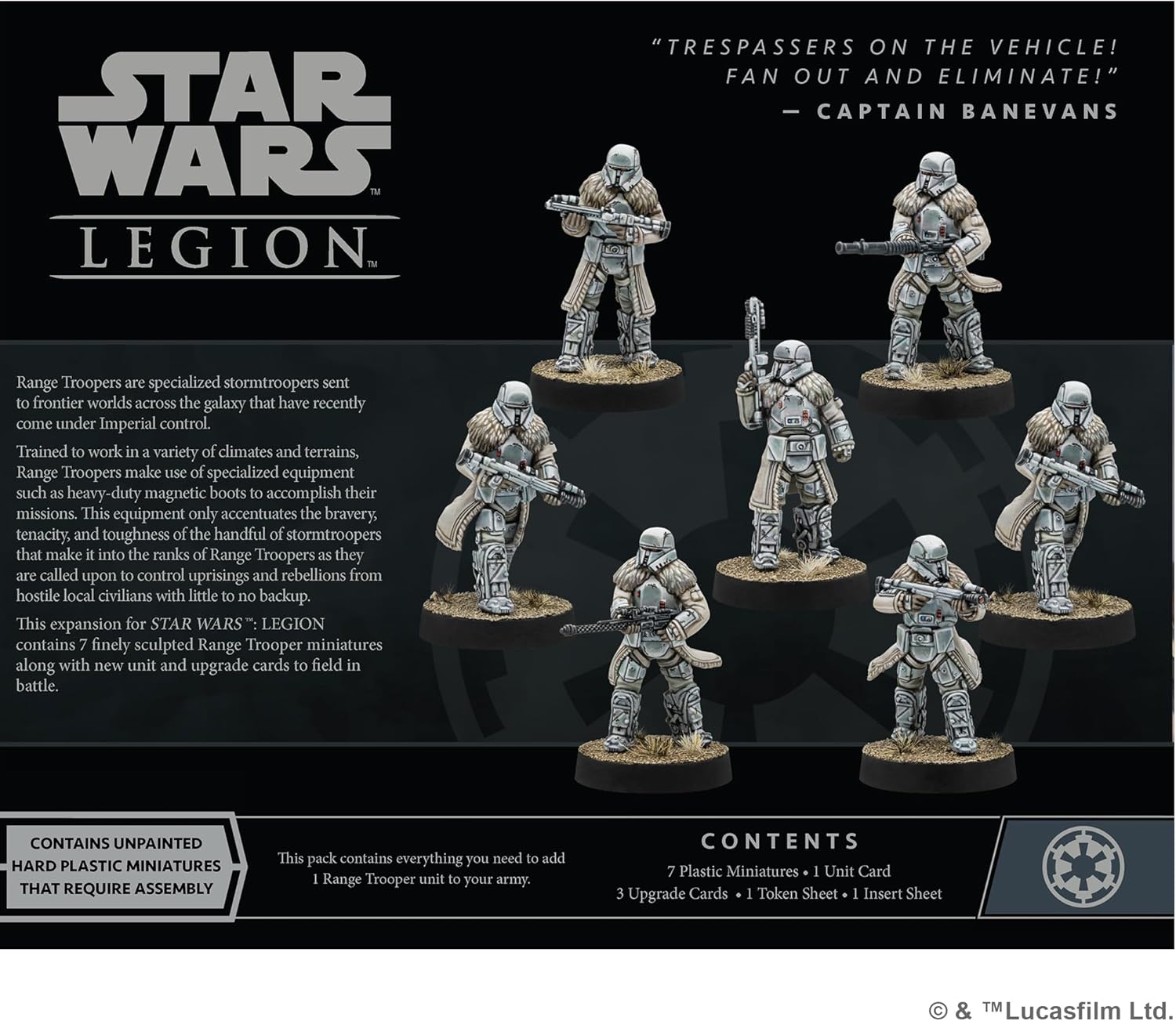 Atomic Mass Games Star Wars: Legion Range Troopers Miniatures Expansion 4