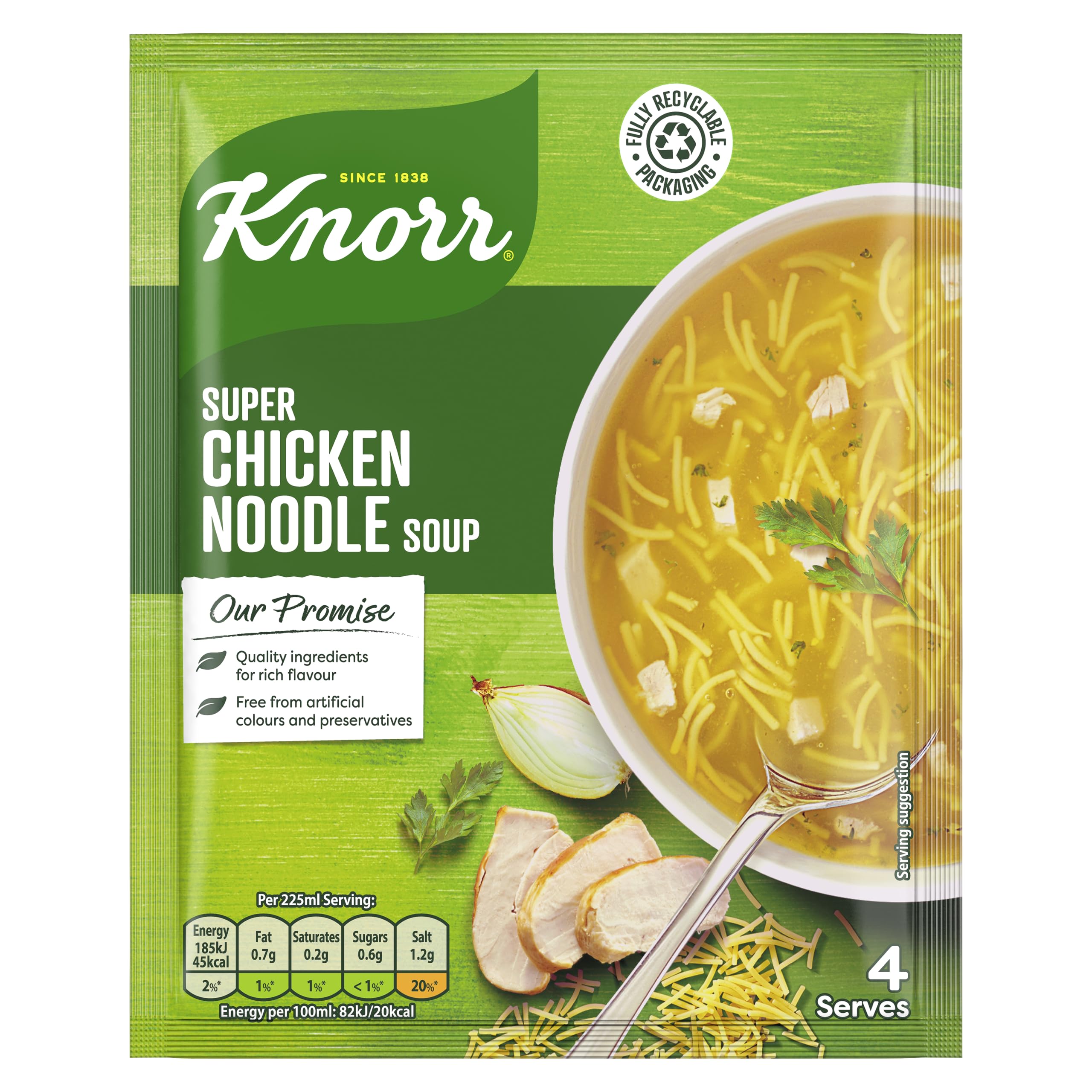 Knorr - Super Chicken Noodle Dry Soup Mix 612g (12 x 51g) 3