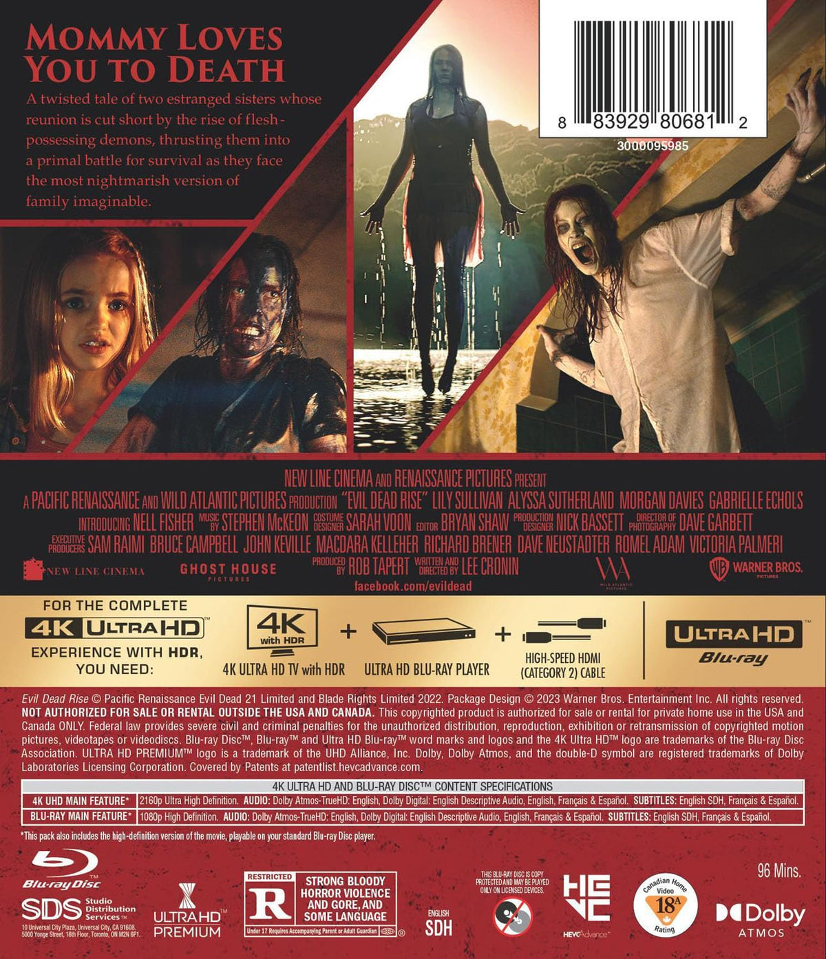 Evil Dead Rise [4K Ultra HD + Blu-ray + Digital]