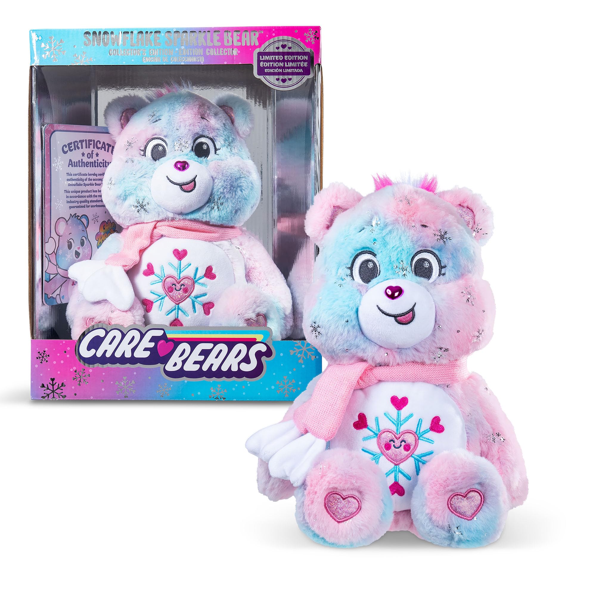 Care Bears Basic Fun Collector Edition - Snowflake Sparkle Bear 35cm Plush 6