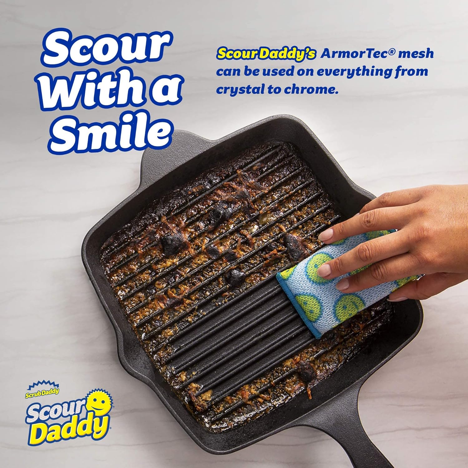 Scrub Daddy - Scour Daddy XL ArmorTec Mesh Scouring Pad 6