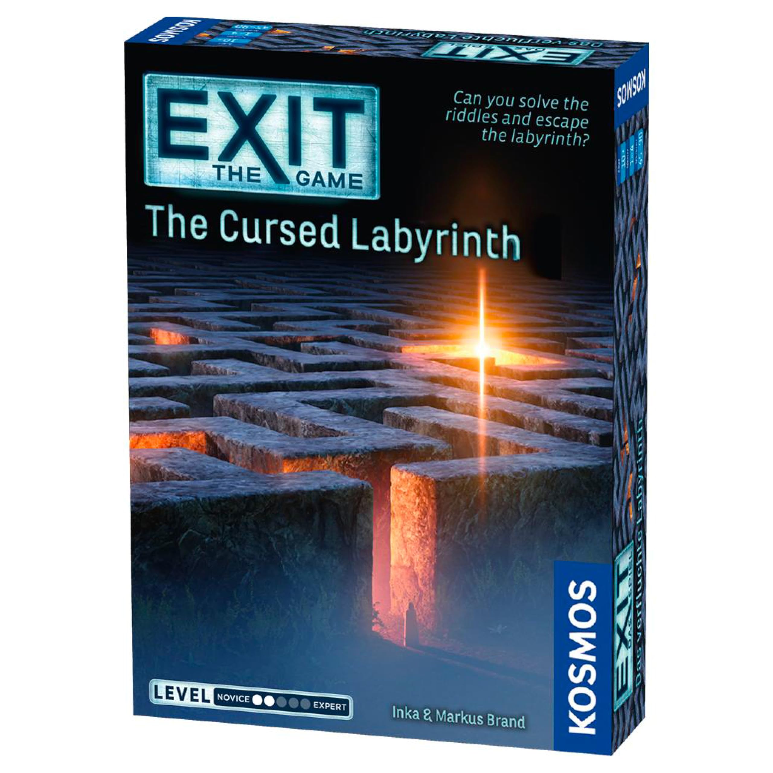 Thames & Kosmos EXIT: The Cursed Labyrinth | Level 2 | 1-4 Players | Ages 10+
