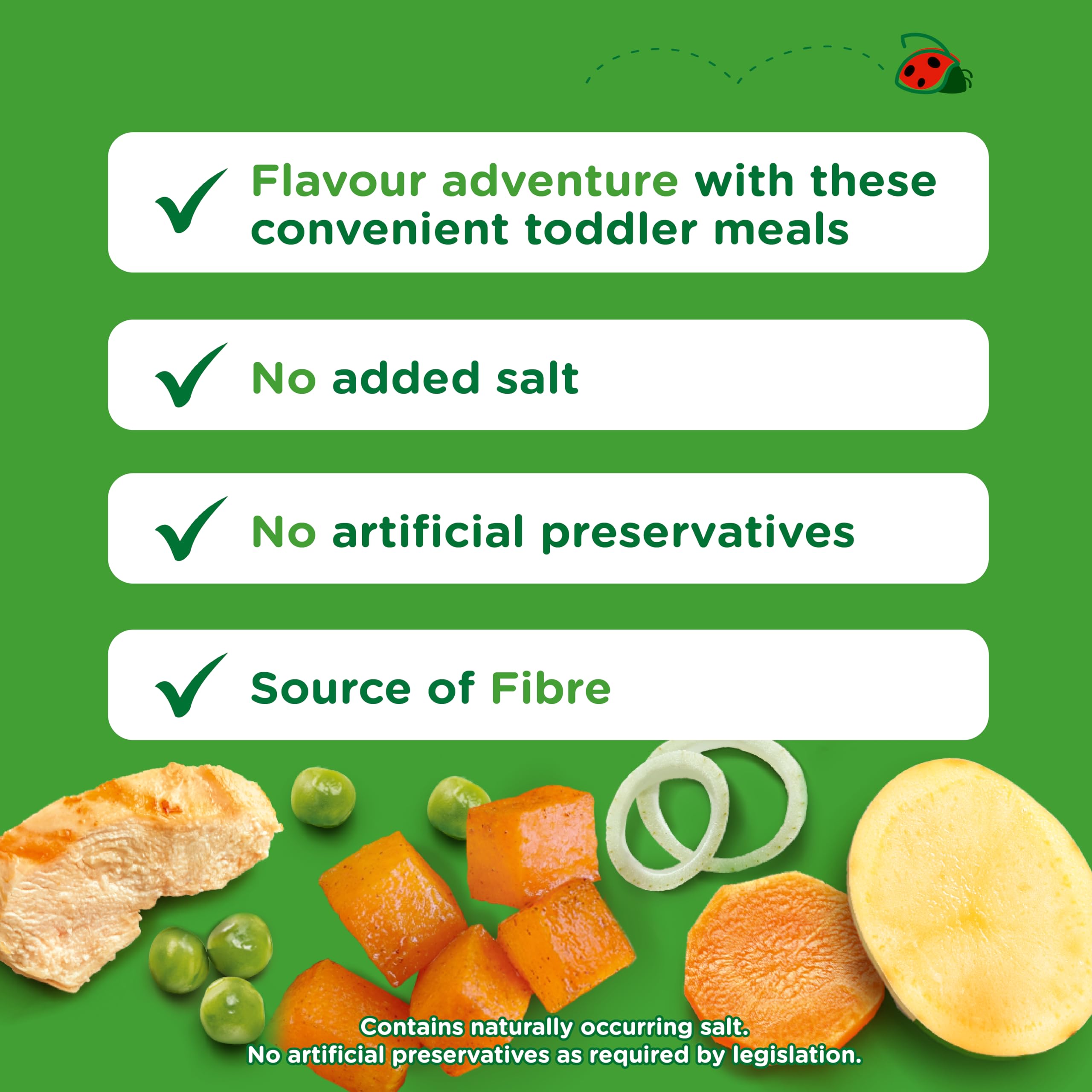 Cow & Gate Sweet Potato, Vegetable & Chicken Baby Food Meal for 12+ Months - 230g 4