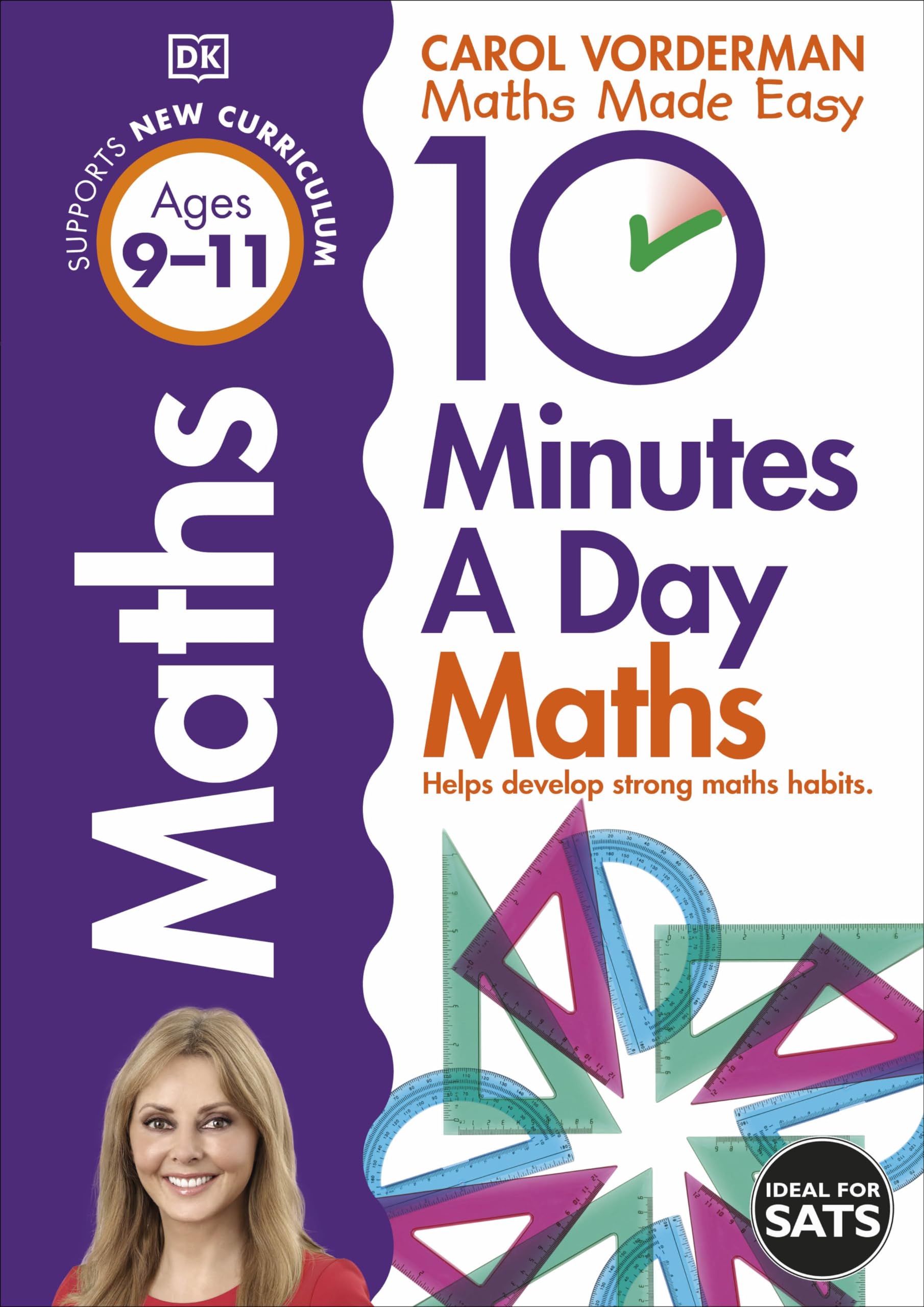 DK 10 Minutes A Day Maths Workbook - Ages 9-11 (Key Stage 2) | Supports National Curriculum