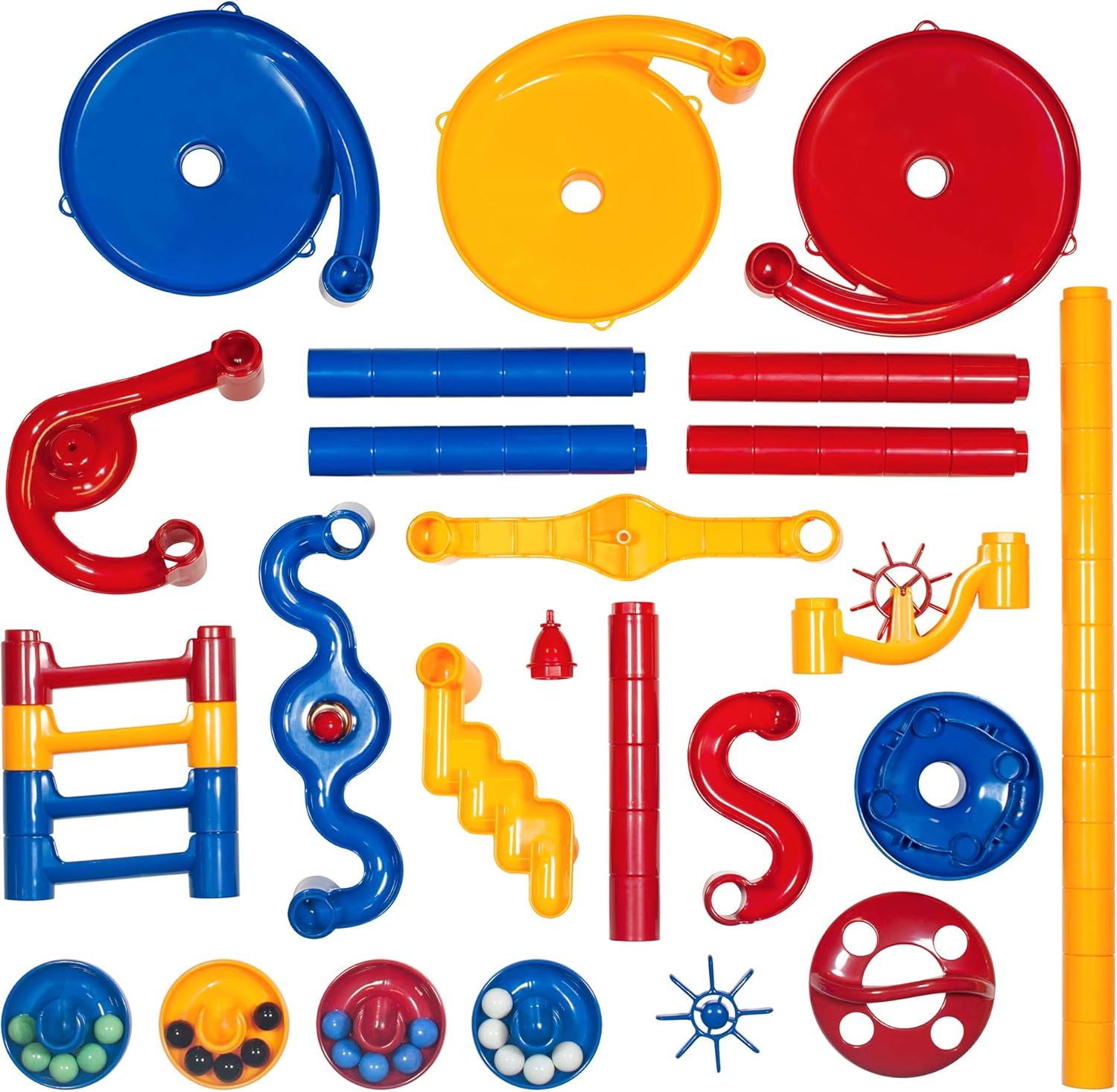 Galt Super Marble Run - 60-Piece Construction Toy for Ages 4+ 6