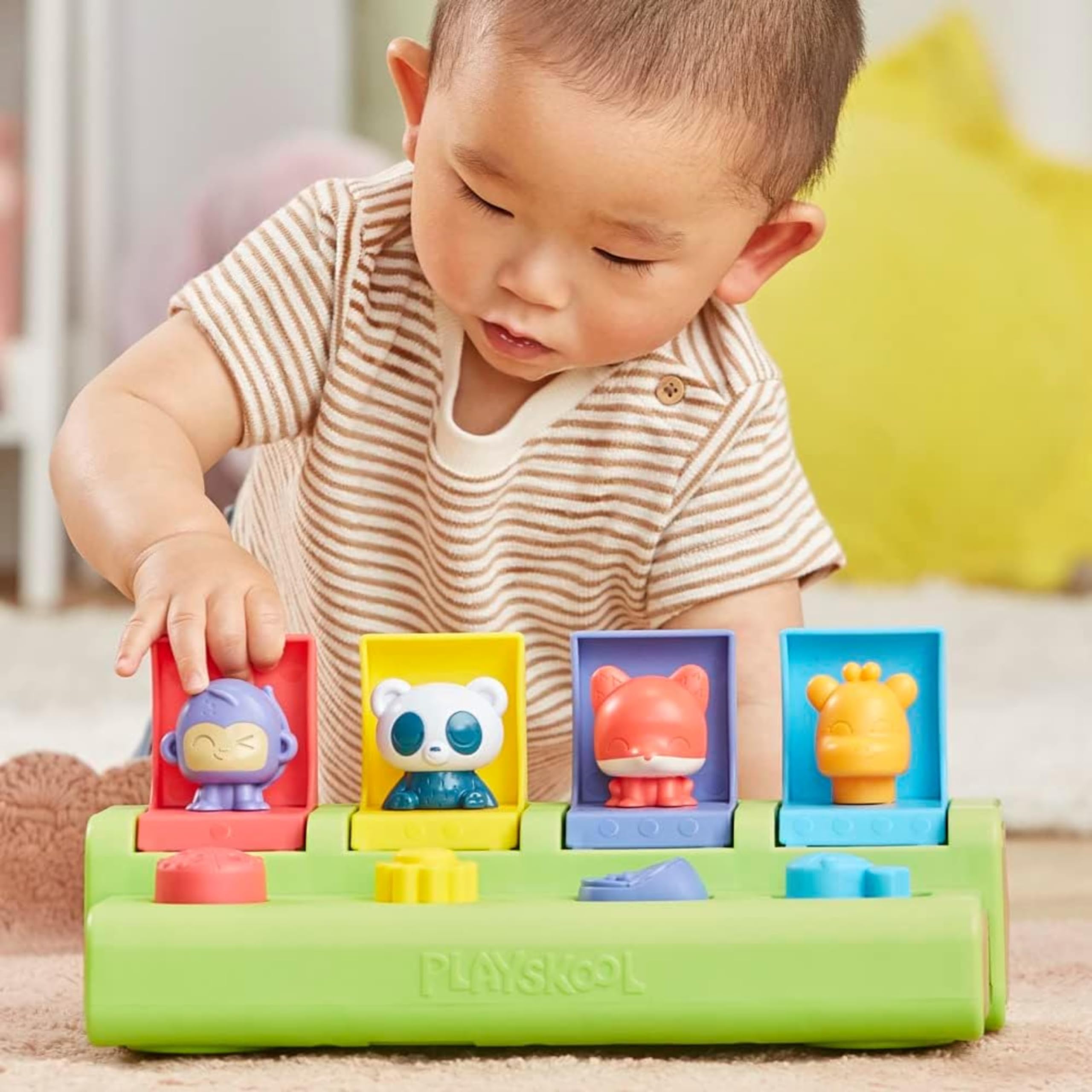 Playskool Busy Poppin’ Pals Pop-up Activity Toy for Babies and Toddlers Ages 9 Months+ 3