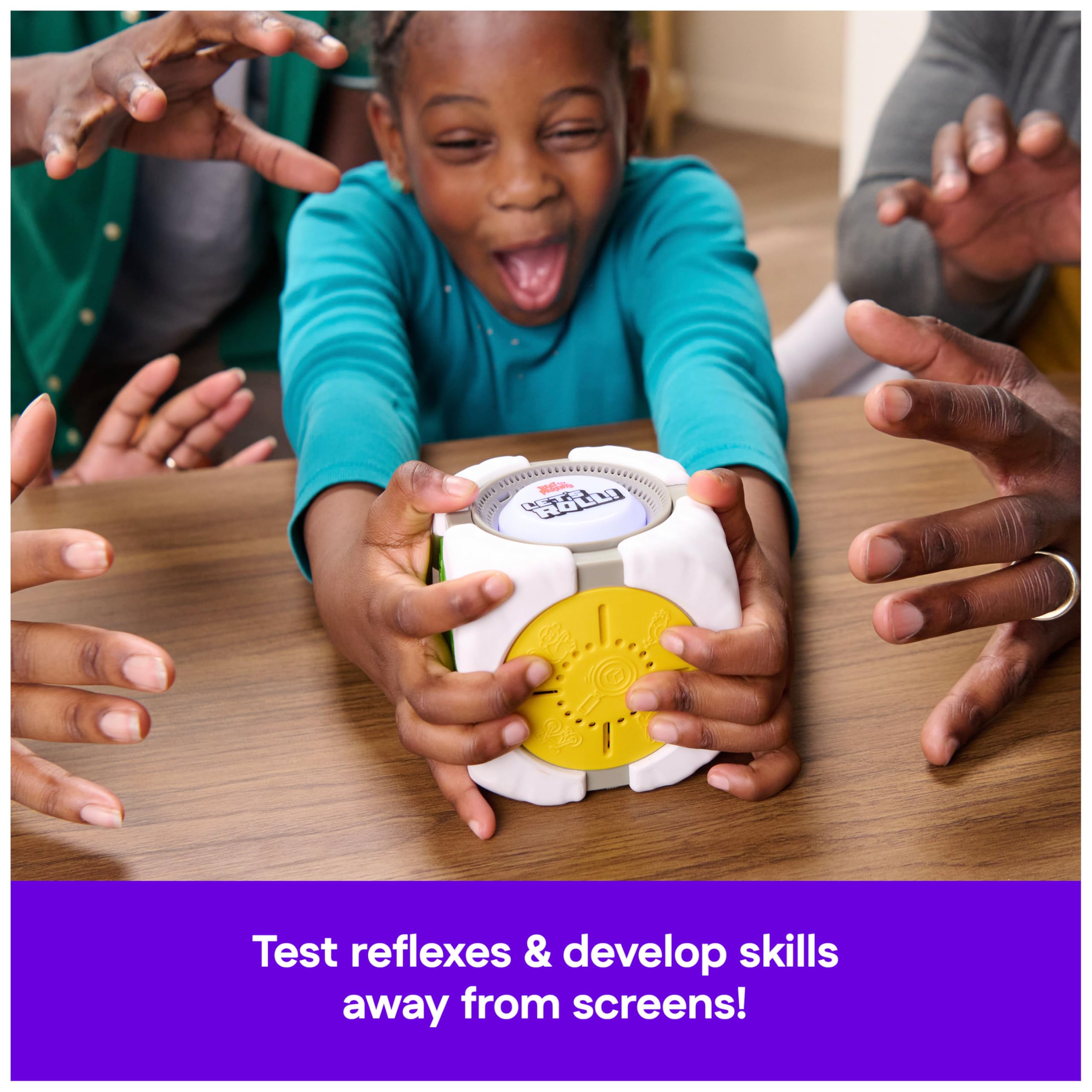 Beat the Parents: Let's Roll! - 6-in-1 Electronic Family Game Cube for Kids 8+ 8