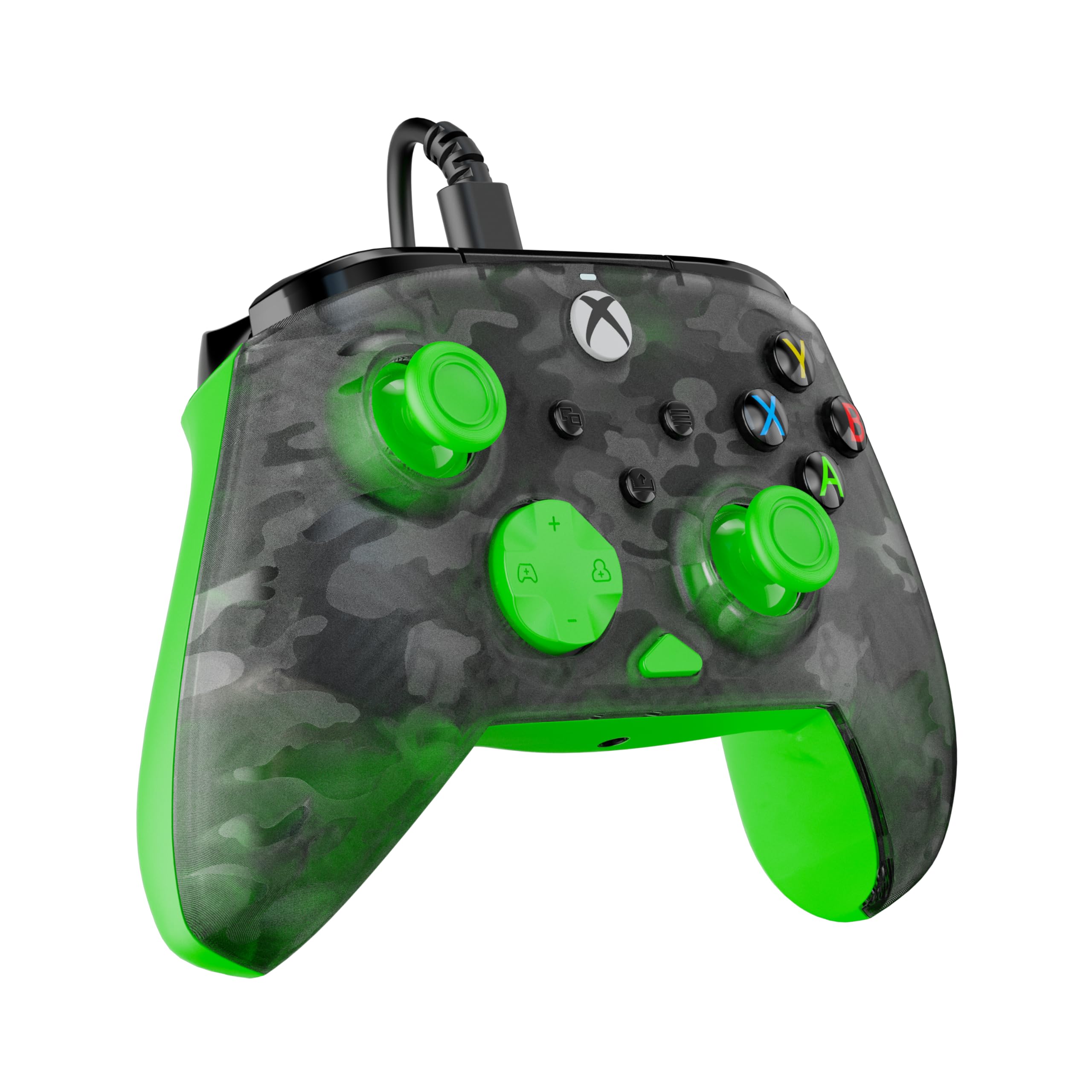 Turtle Beach Rematch Core Wired Gaming Controller for Xbox & PC - Green and Ghost Black Camo 7