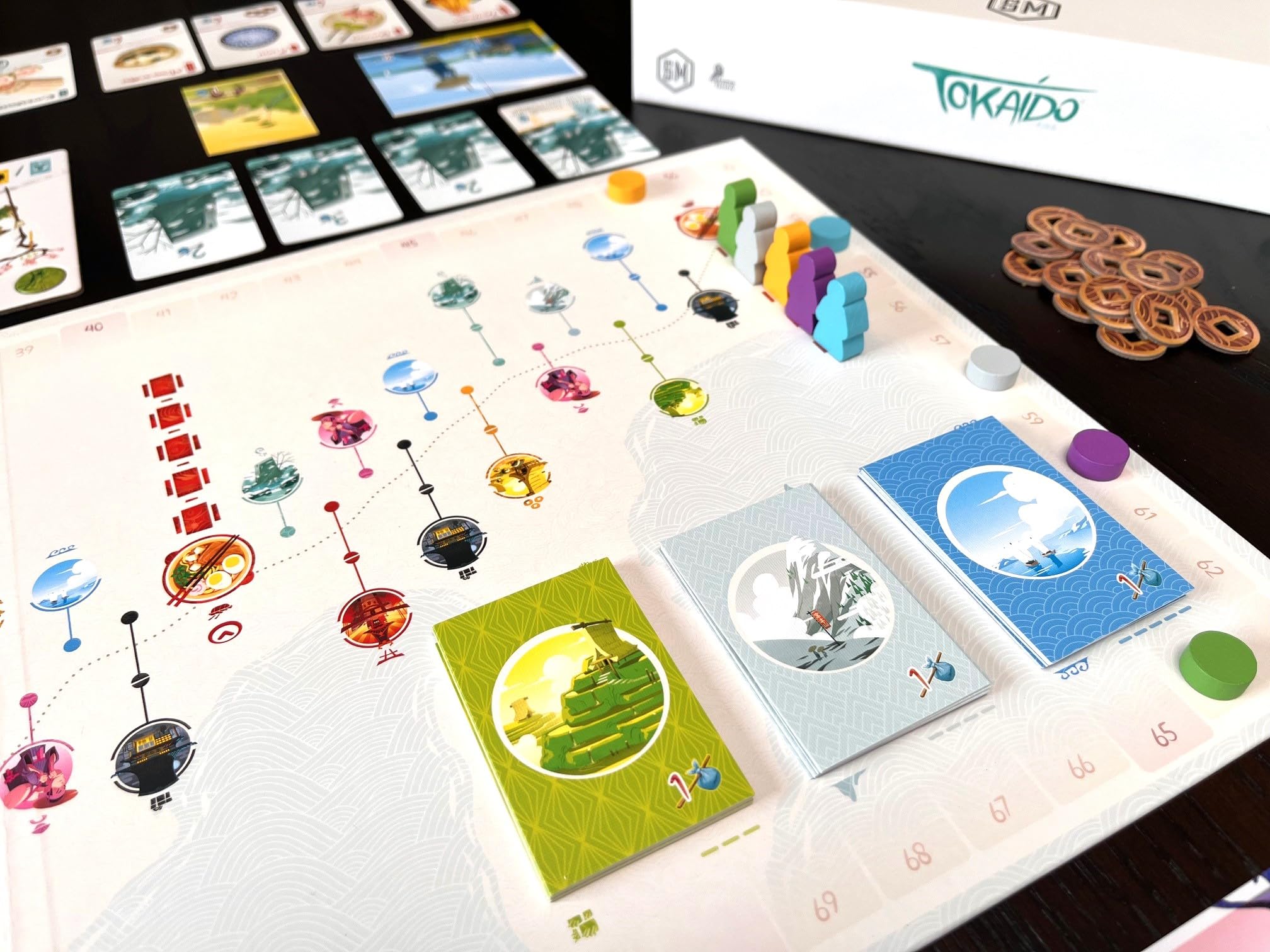 Stonemaier Games Tokaido Board Game | Ages 8+ | 1-5 Players | 45 Minute Playtime 4