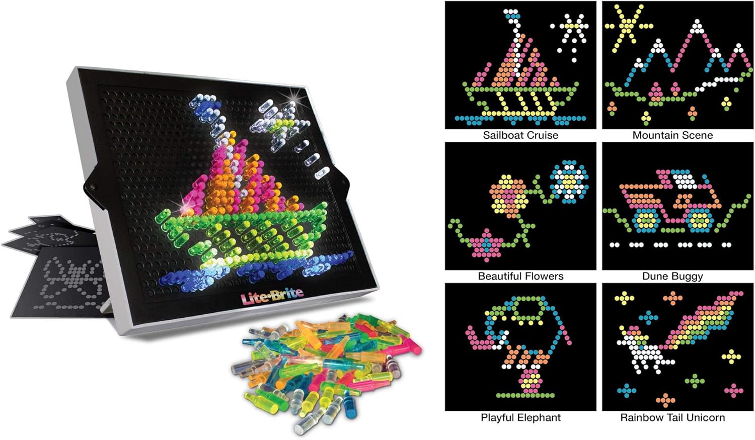 Lite-Brite Ultimate Classic Set - Light-Up Pegboard Art for Kids 4+ 4