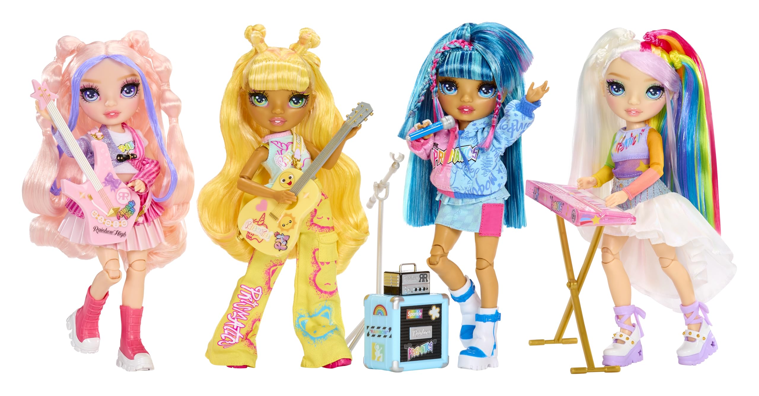 Rainbow High Junior High Rock Band - Skyler Blue 23cm Fashion Doll with Microphone & Amp 8