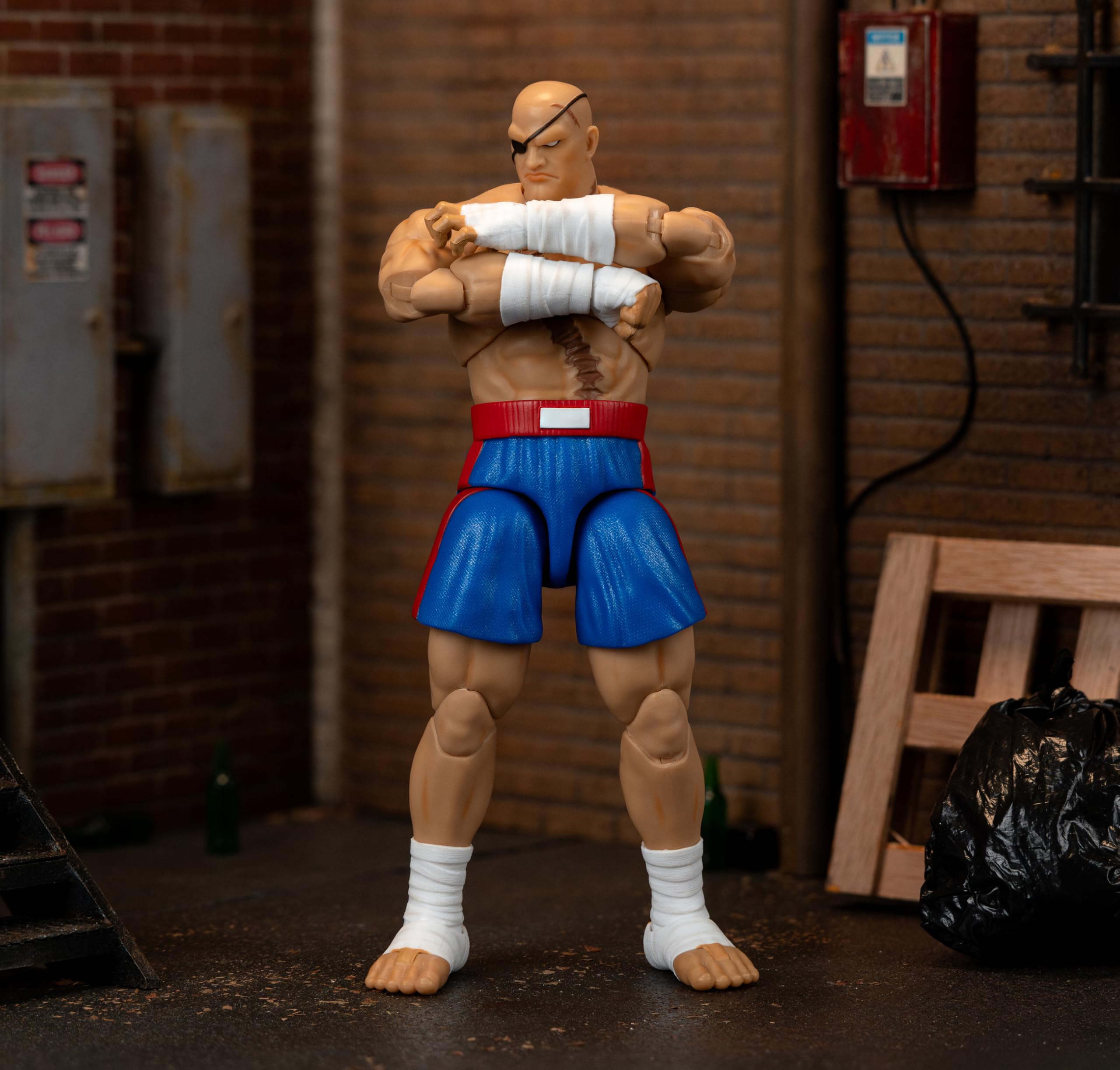 Street Fighter 6" Sagat Deluxe Collector Figure - Jada Toys 3