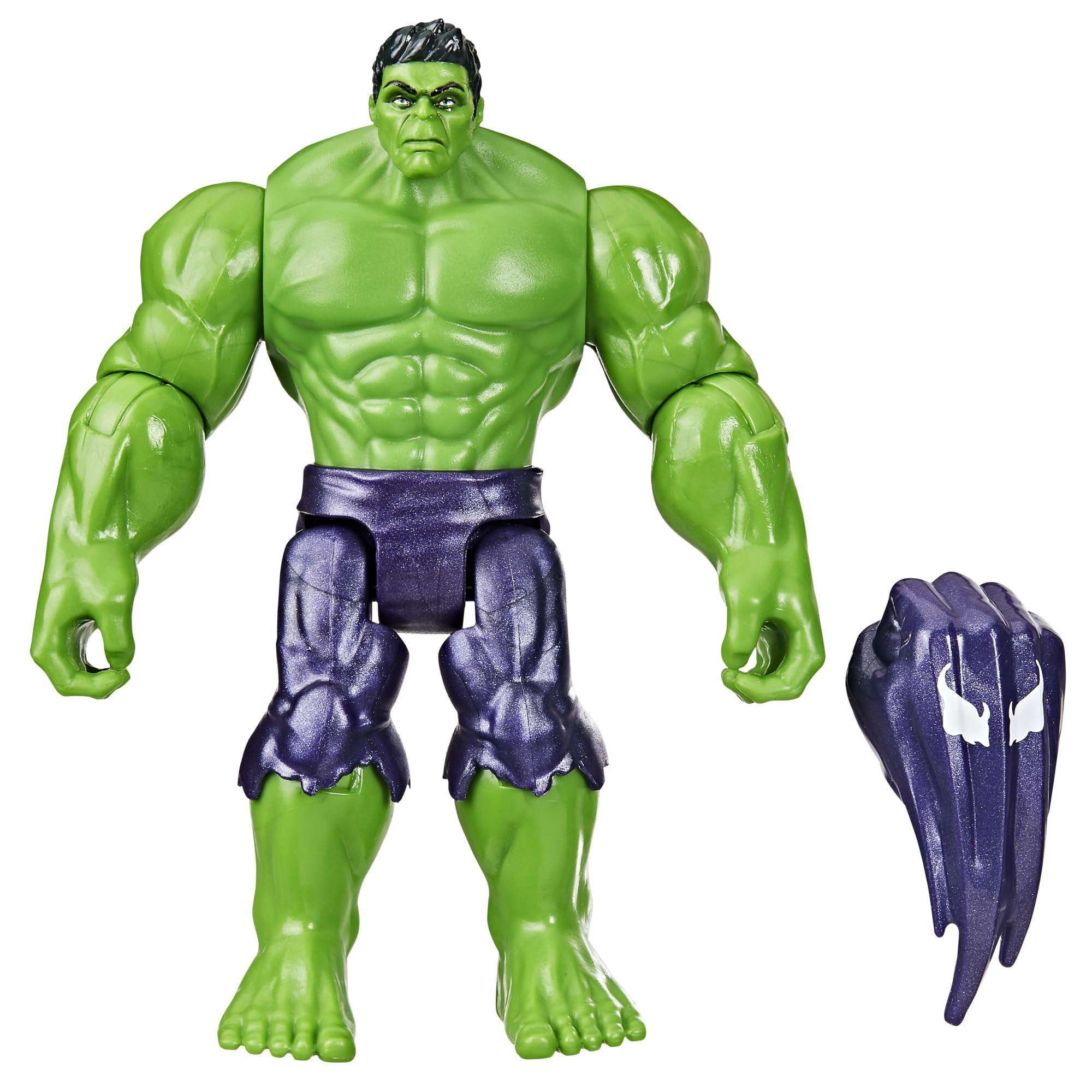 Marvel Avengers Anti-Venom Hulk Action Figure - 10 cm Poseable Toy with Venomised Fist, Ages 4+